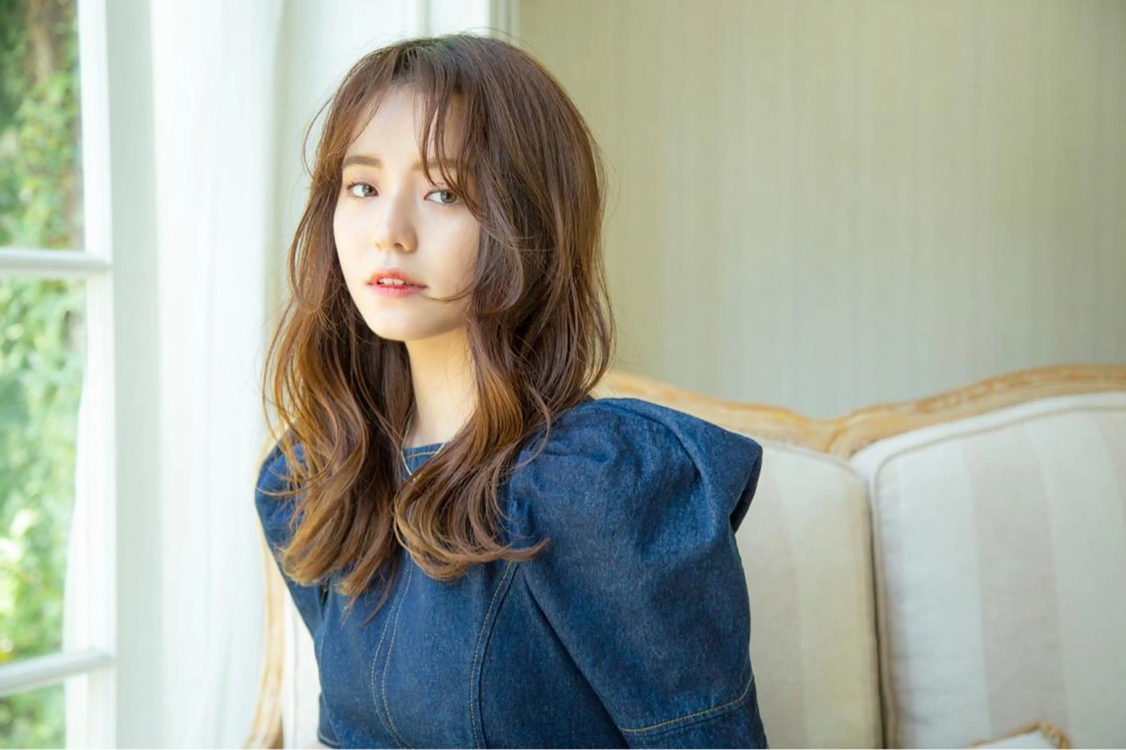 ミディアム カット ヘアカラー トリートメント 韓国ヘア/レイヤー/ 髪質改善🫧西田のヘアスタイル