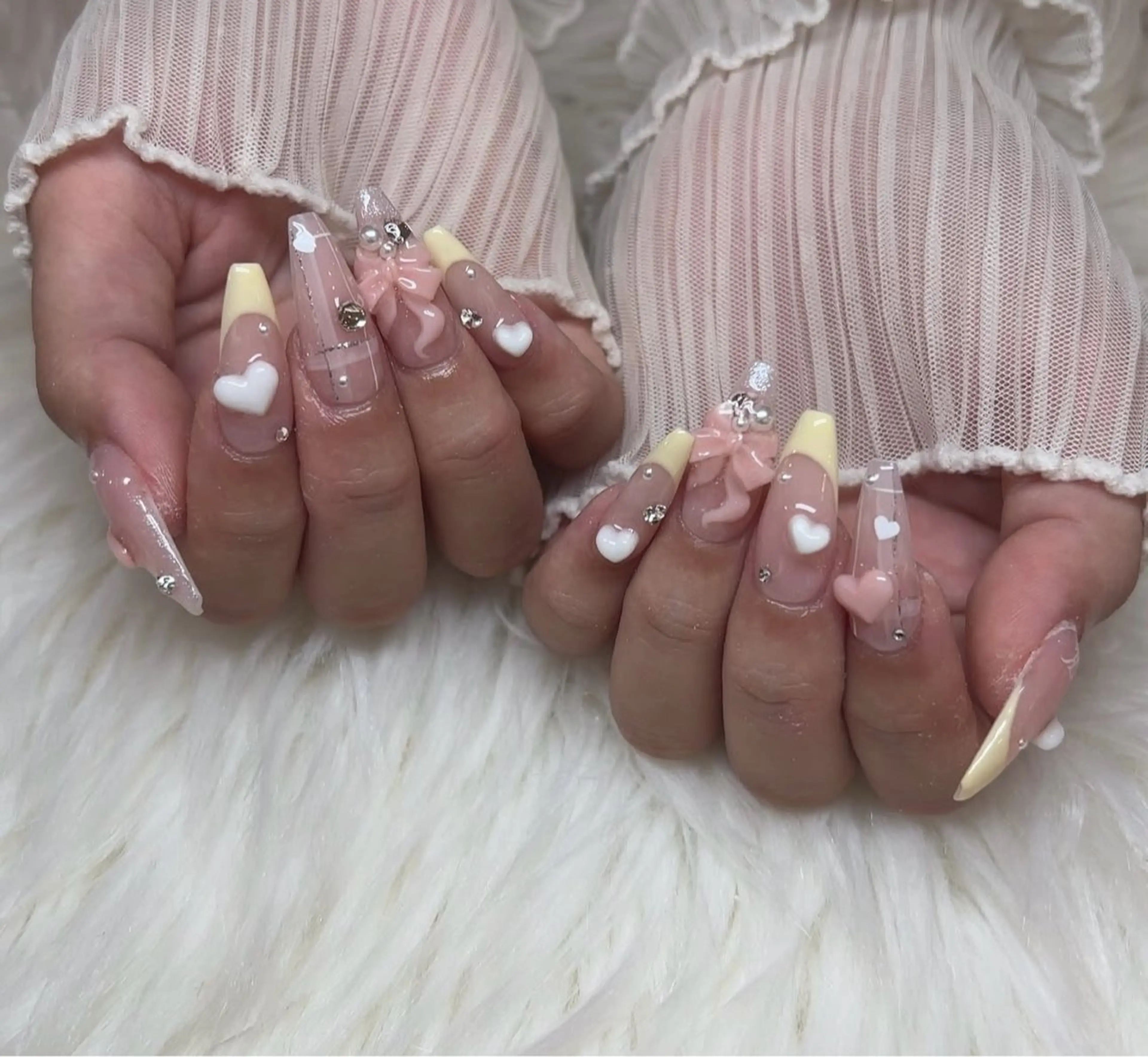 ネイル 韓国ネイル 持ち込み ニュアンスネイル ネイルチップ ハンドネイル TABI ANA.CHUOのネイルデザイン