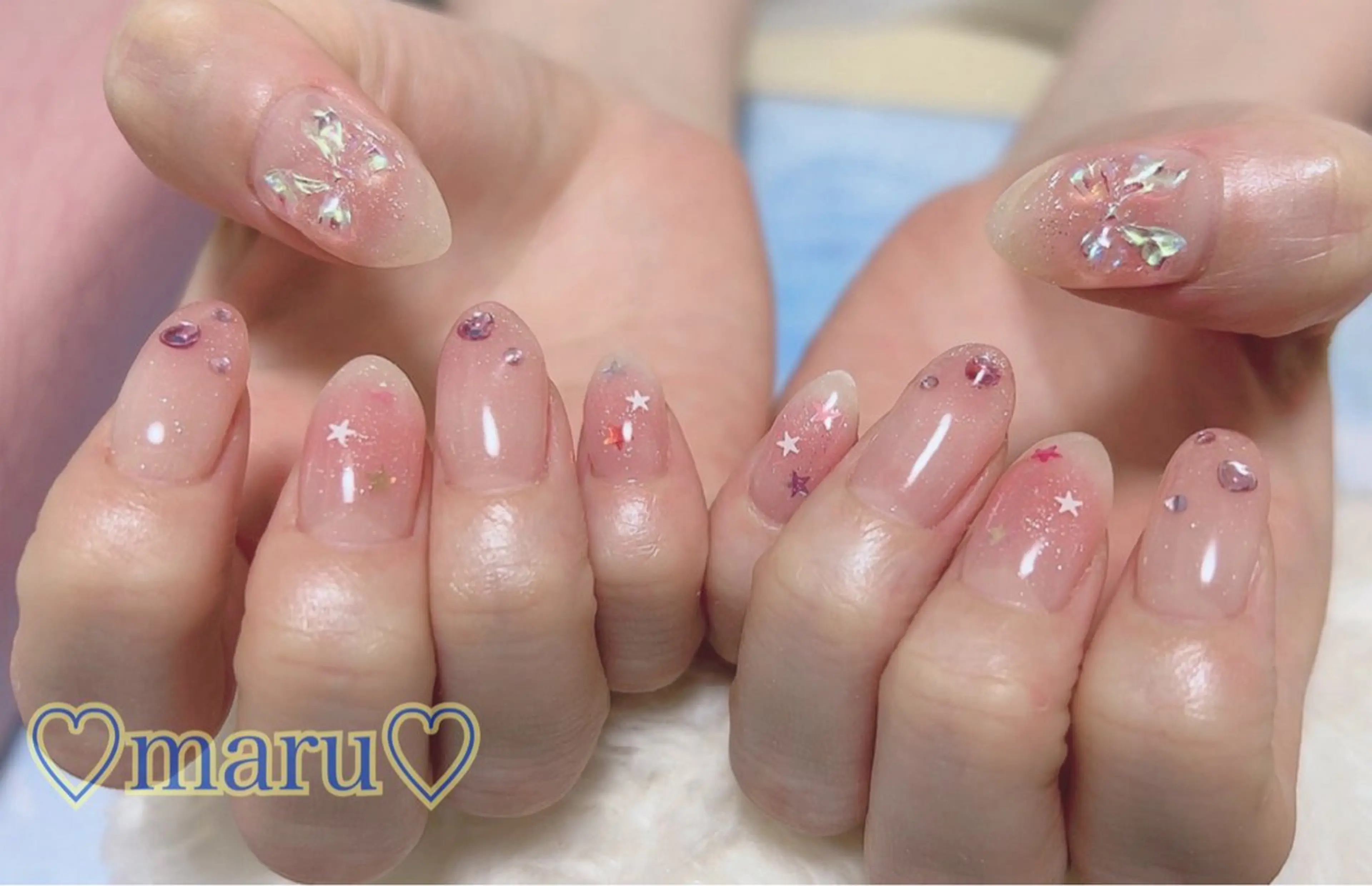ネイル ハンドネイル フットネイル まるみ♡8/25- 31お休み🙇‍♀️のネイルデザイン