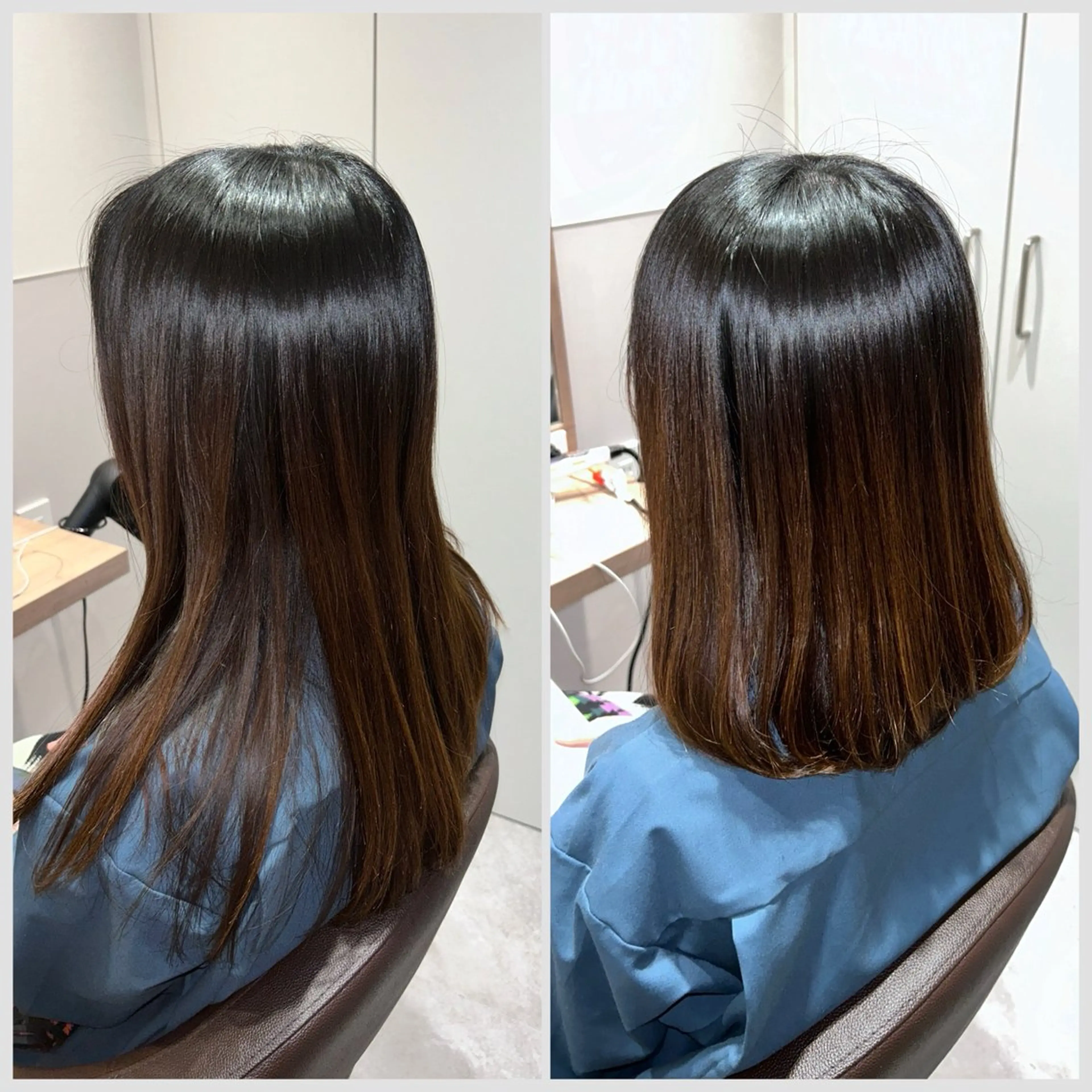 ミディアム ボブ カット SALOWIN 神戸三宮店所属・【三宮/ブリーチ なしカラー】高田祐也のヘアスタイル