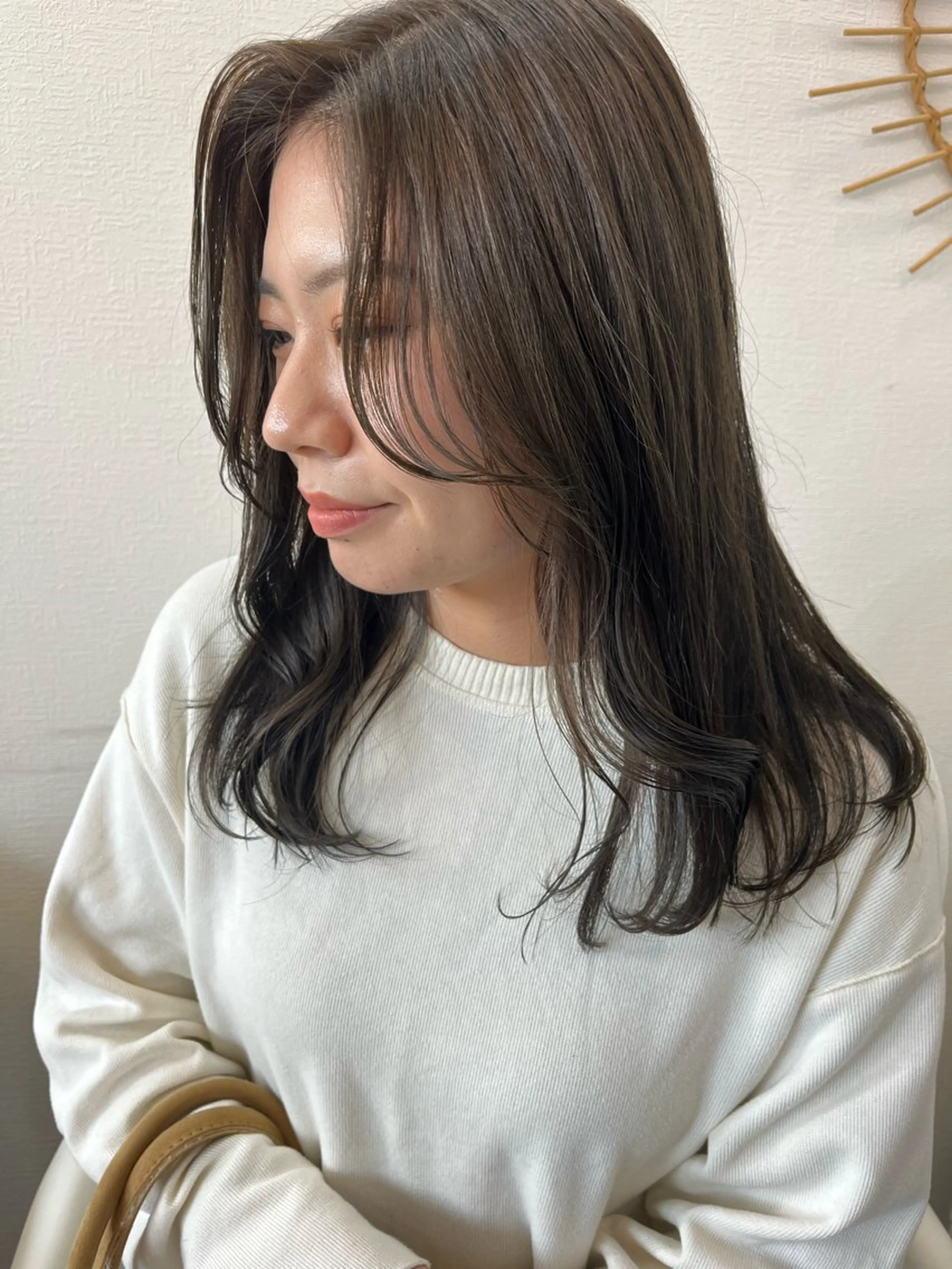 セミロング カラー カット ヘアカラー トリートメント 🌼sunc HINAMI🌼のヘアスタイル