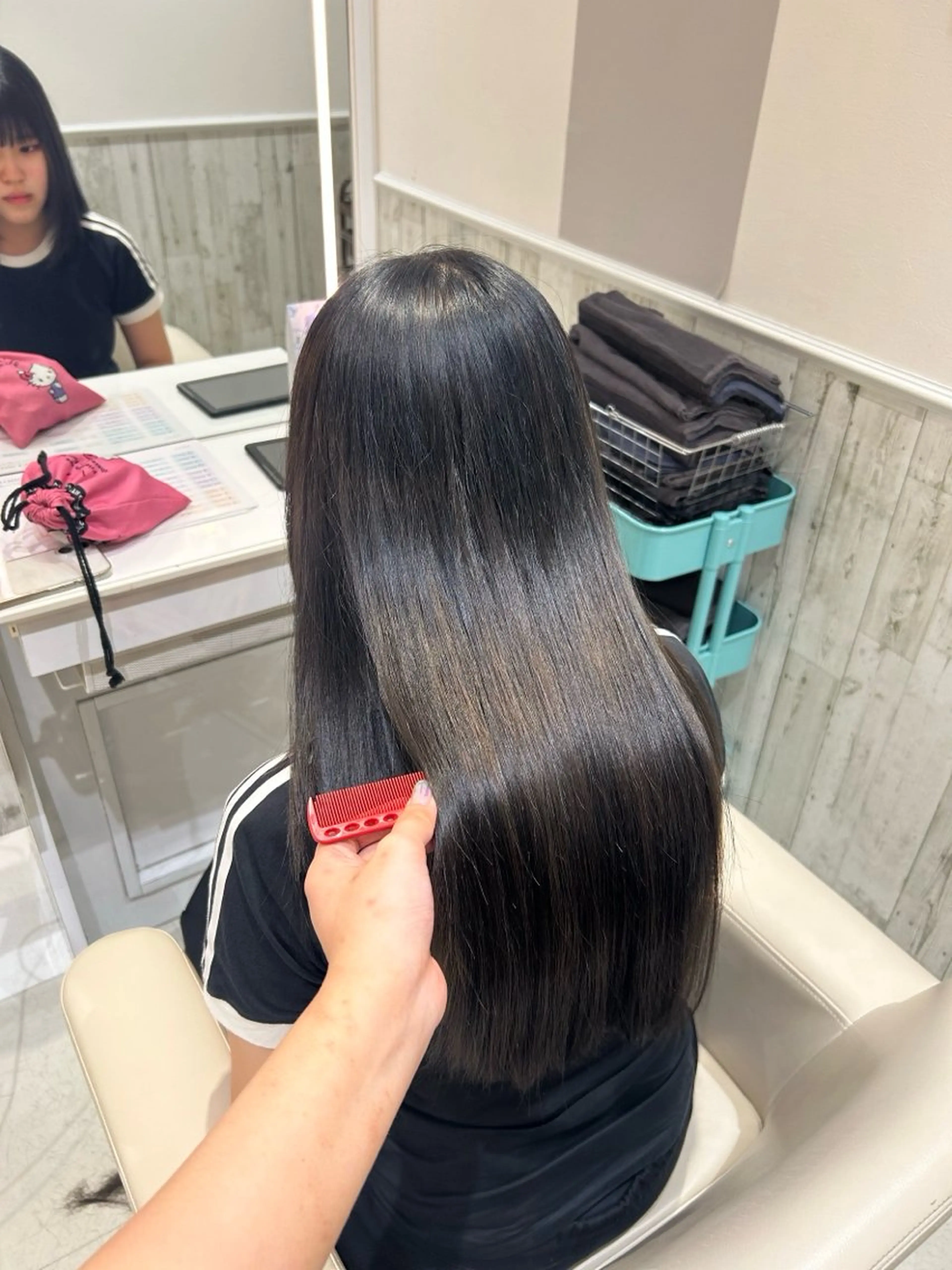 ロング カラー カット ヘアカラー トリートメント ORANGEPOP 南船橋店所属・富 菜那里のヘアスタイル