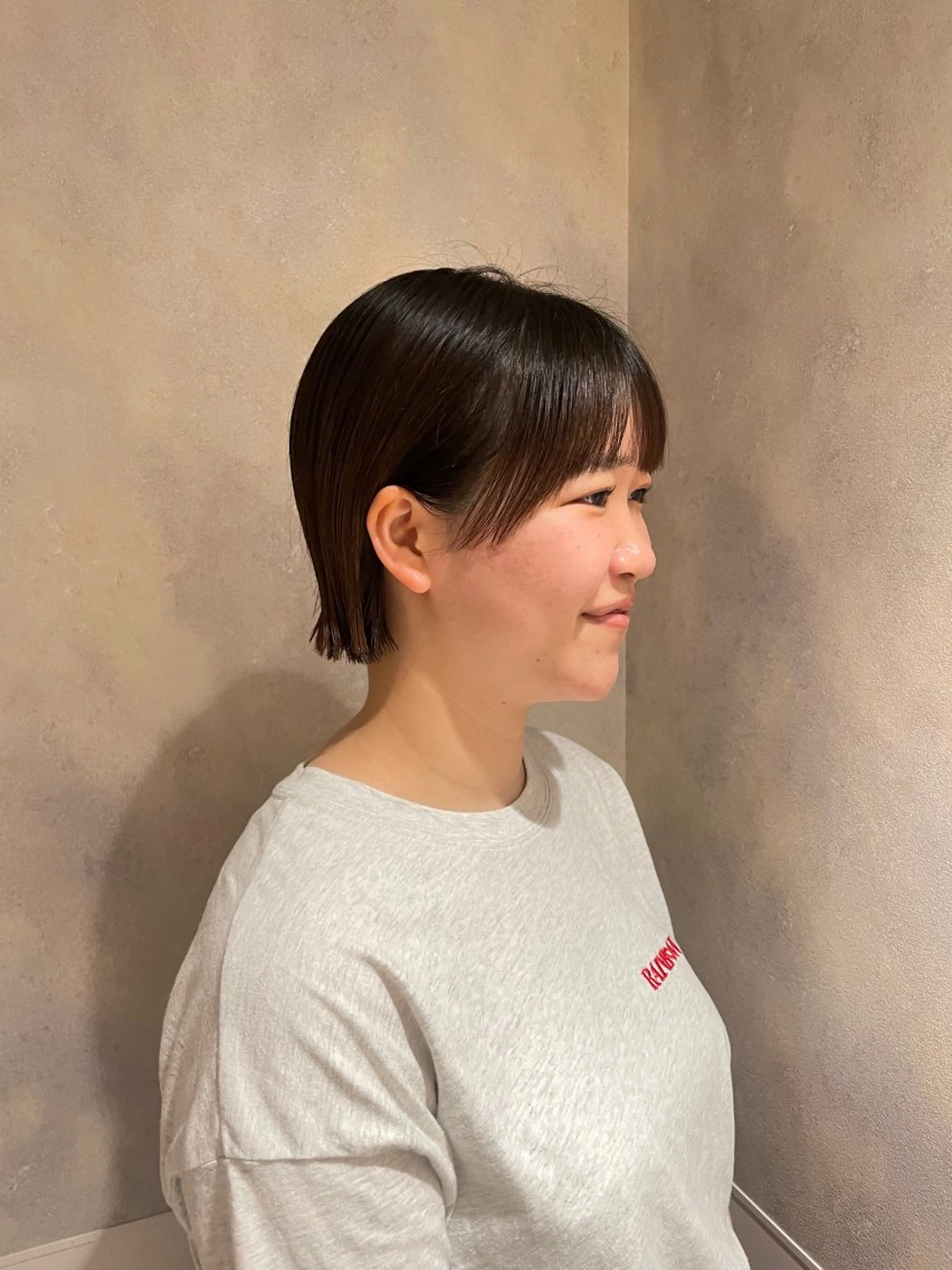 ショート カラー カット ヘアカラー 野町好花 レイヤー/パーマのヘアスタイル