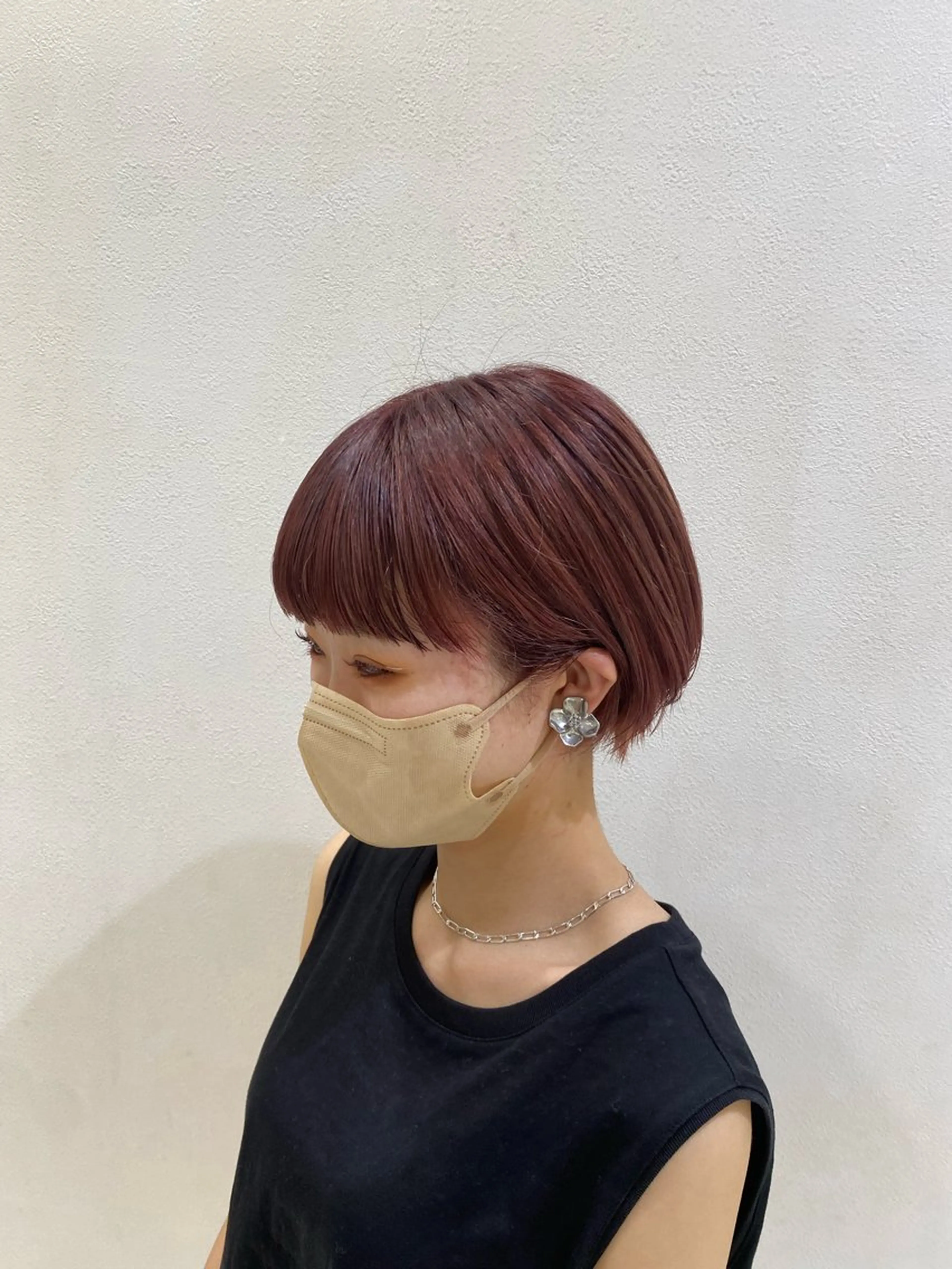 カラー ベージュカラー ブリーチ ピンクカラー ピンクベージュ TAYA香椎店所属・藤並 ファニャのヘアスタイル