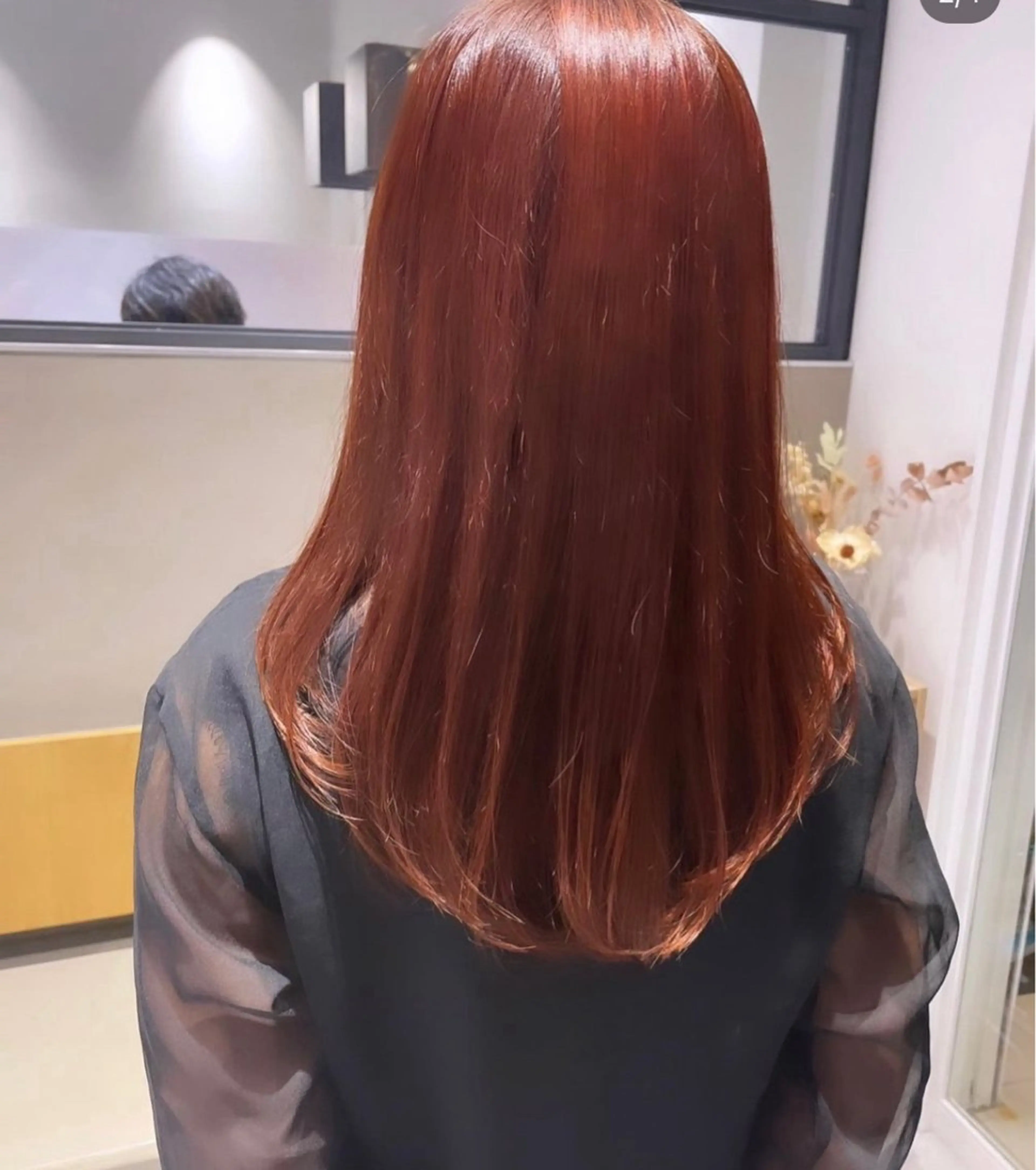 ロング カラー カット ヘアカラー Le rond所属・透明感艶カラー 城間晴人のヘアスタイル