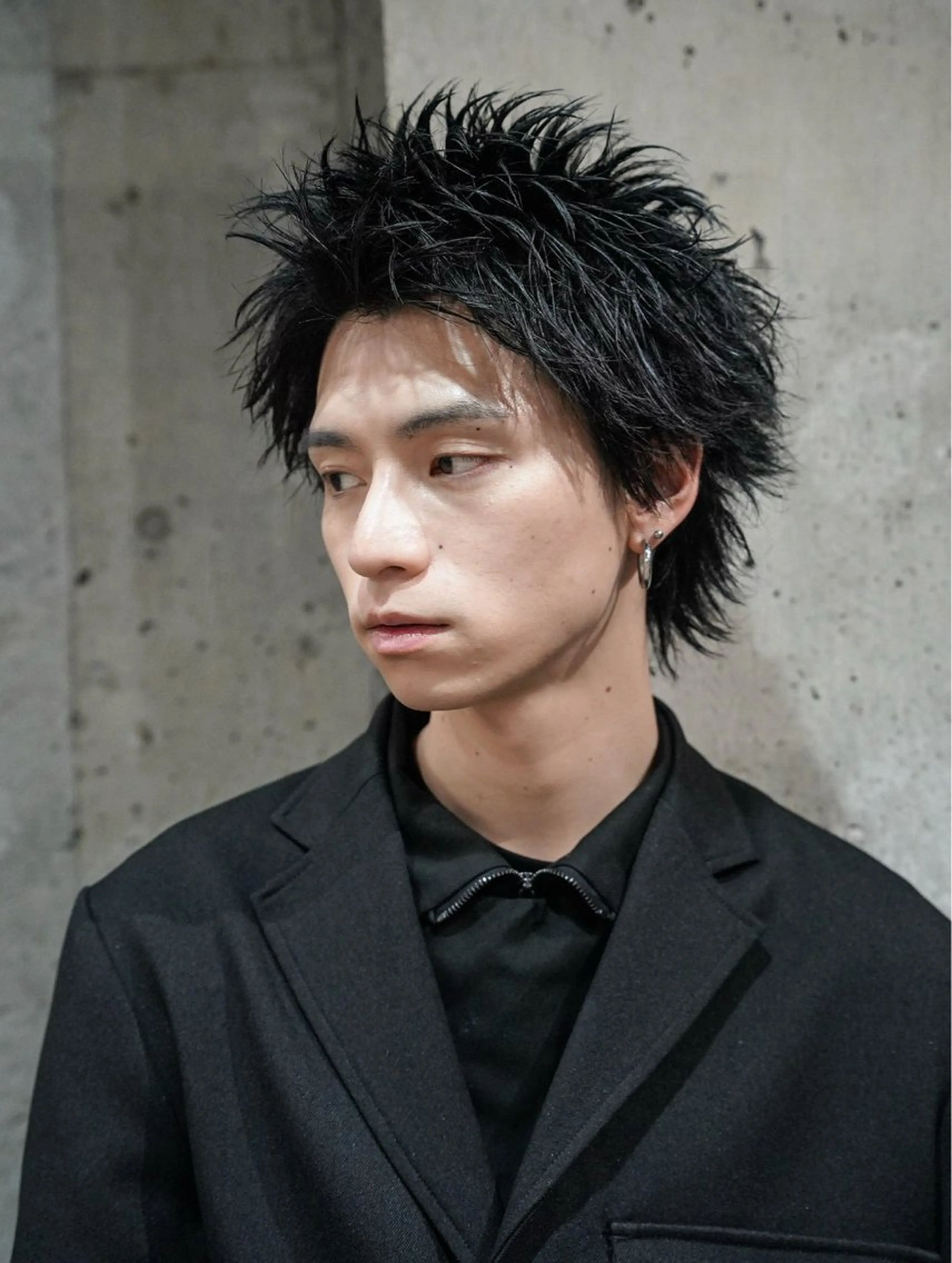 ショート メンズ RIKU/ニュアンス /波巻き/ハイライトのヘアスタイル