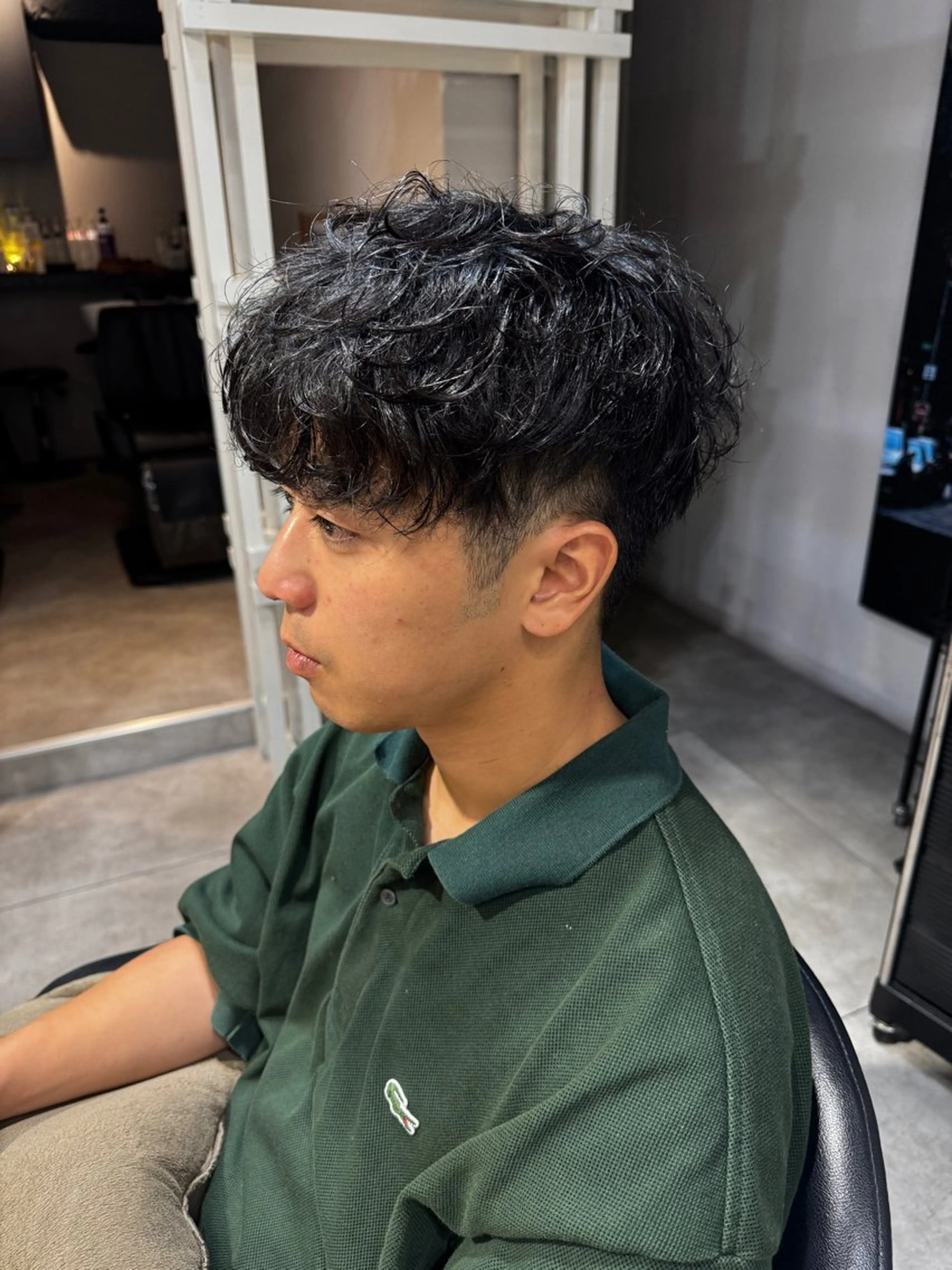 ミディアム パーマ メンズ カット パーマ トリートメント Dxxxx III所属・オシャレ女性目線の 大人メンズ❁⃘*.ﾟのヘアスタイル