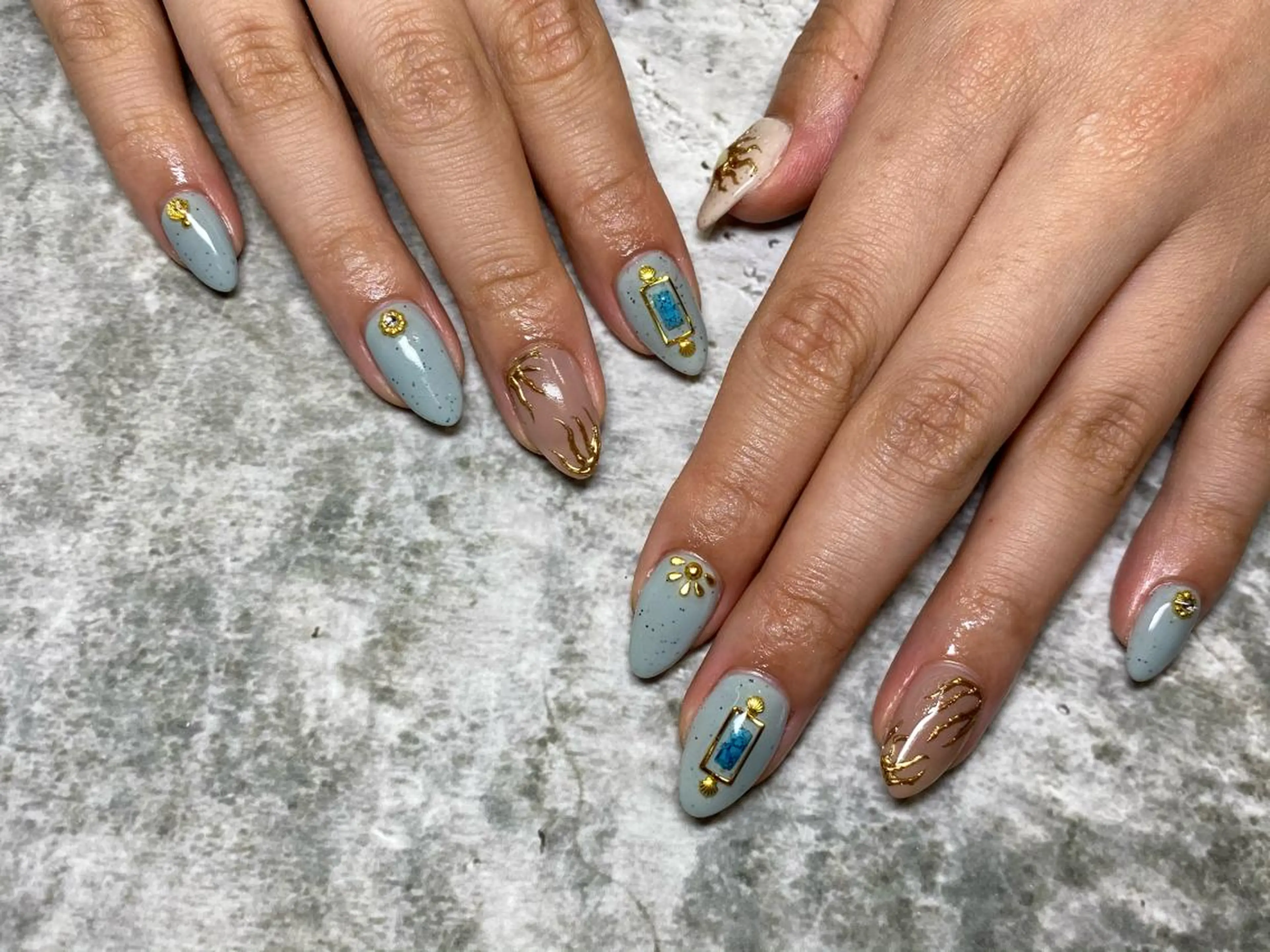 ネイル アートネイル ハンドネイル L'ecrin所属・L'ecrin 田中のネイルデザイン