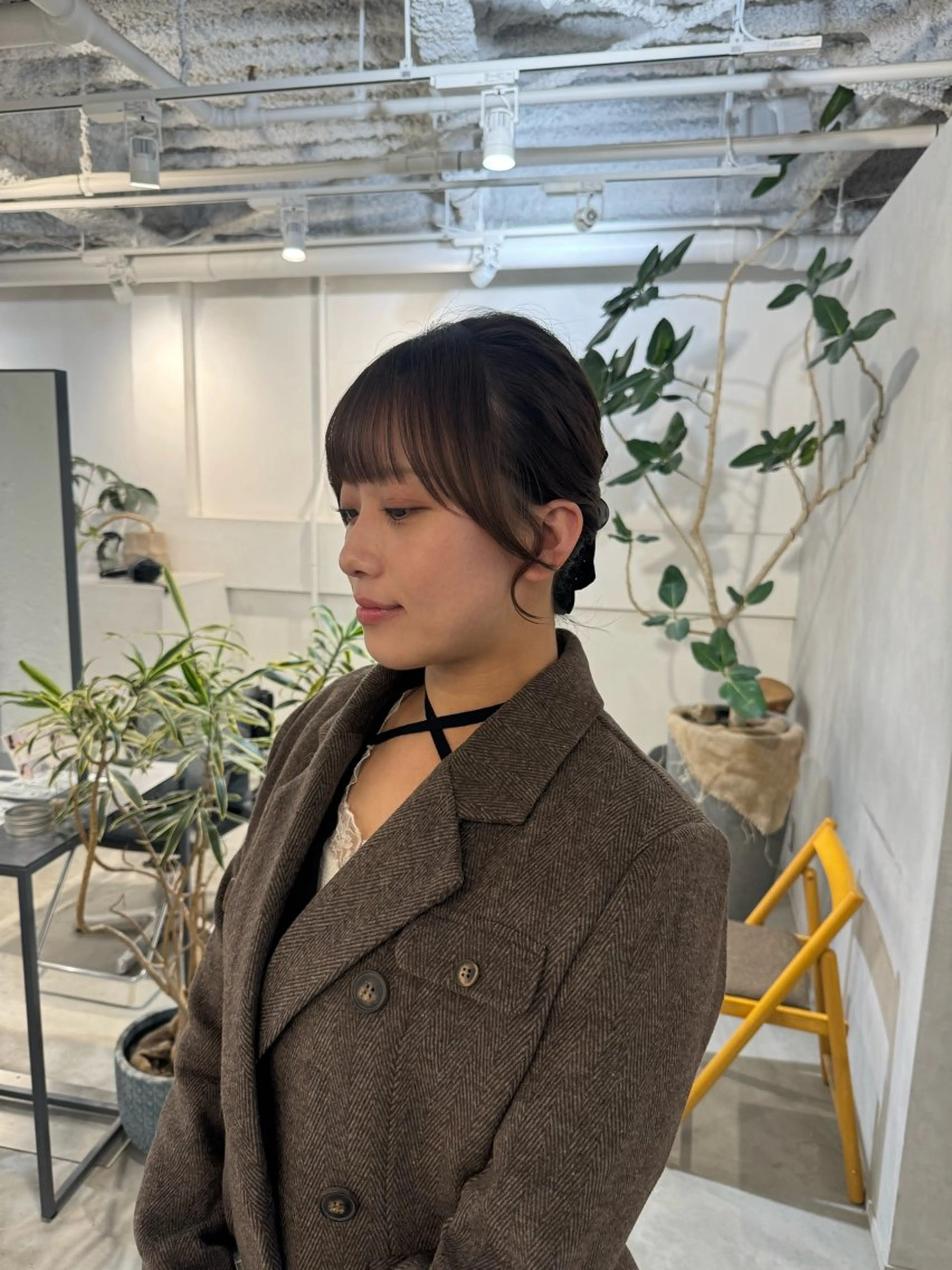セミロング カット ヘアカラー トリートメント 顔周りcut・ご相談 ＝新宿しずく🇰🇷のヘアスタイル
