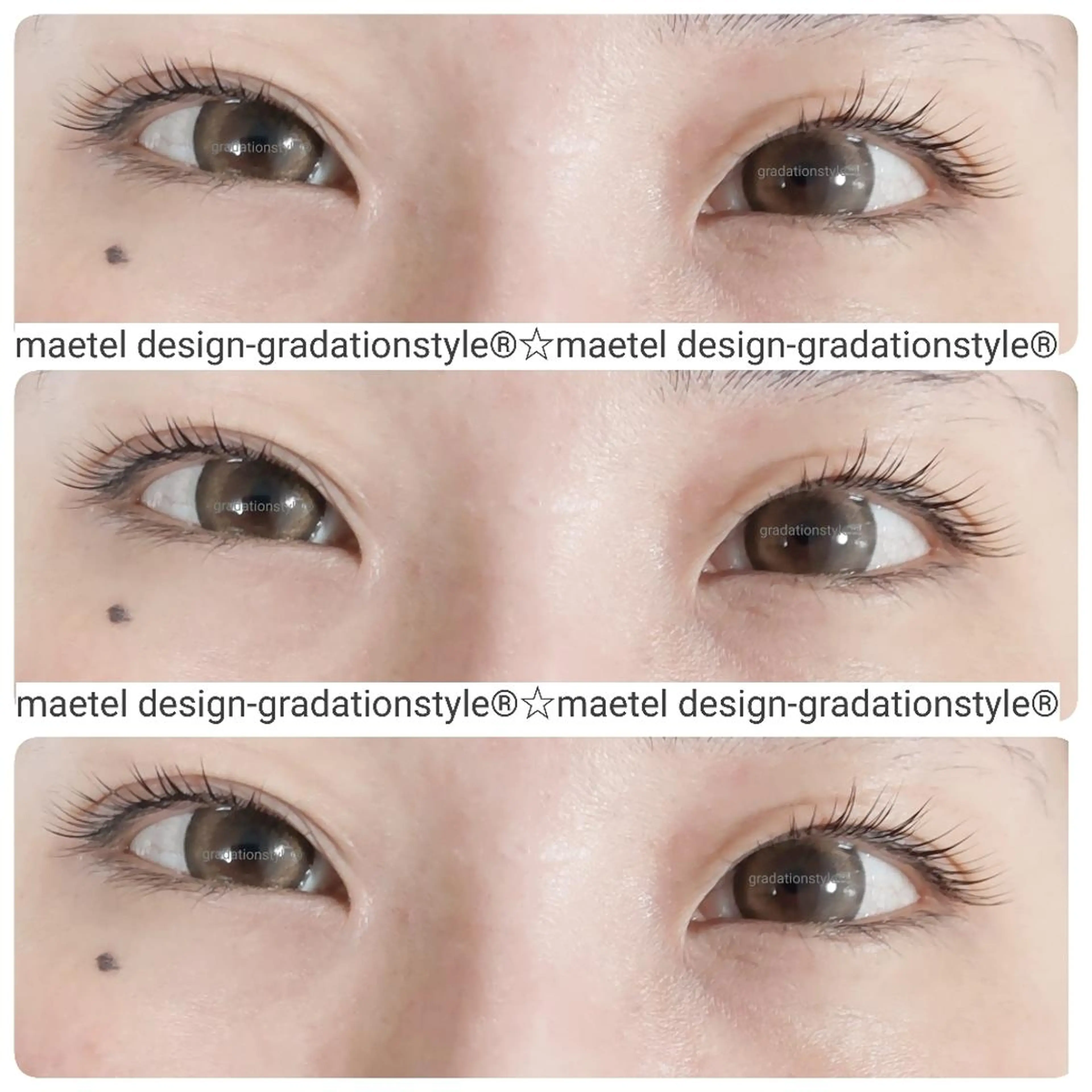 マツエク・マツパ 🎼グラデーション スタイル札幌♫*⁠✧のマツエク・マツパデザイン