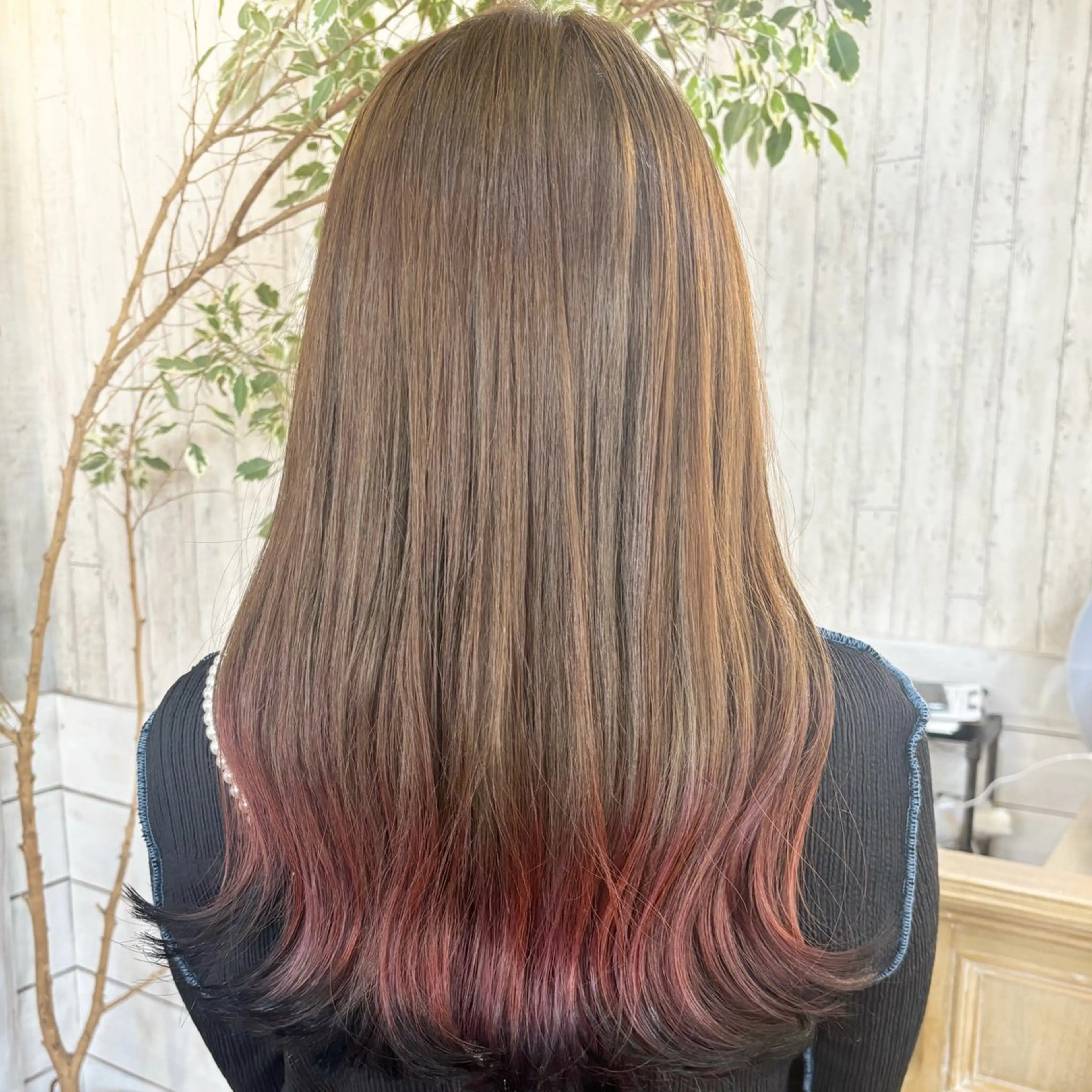 ロング ブリーチなし透明感 カラー✳︎ayaneのヘアスタイル