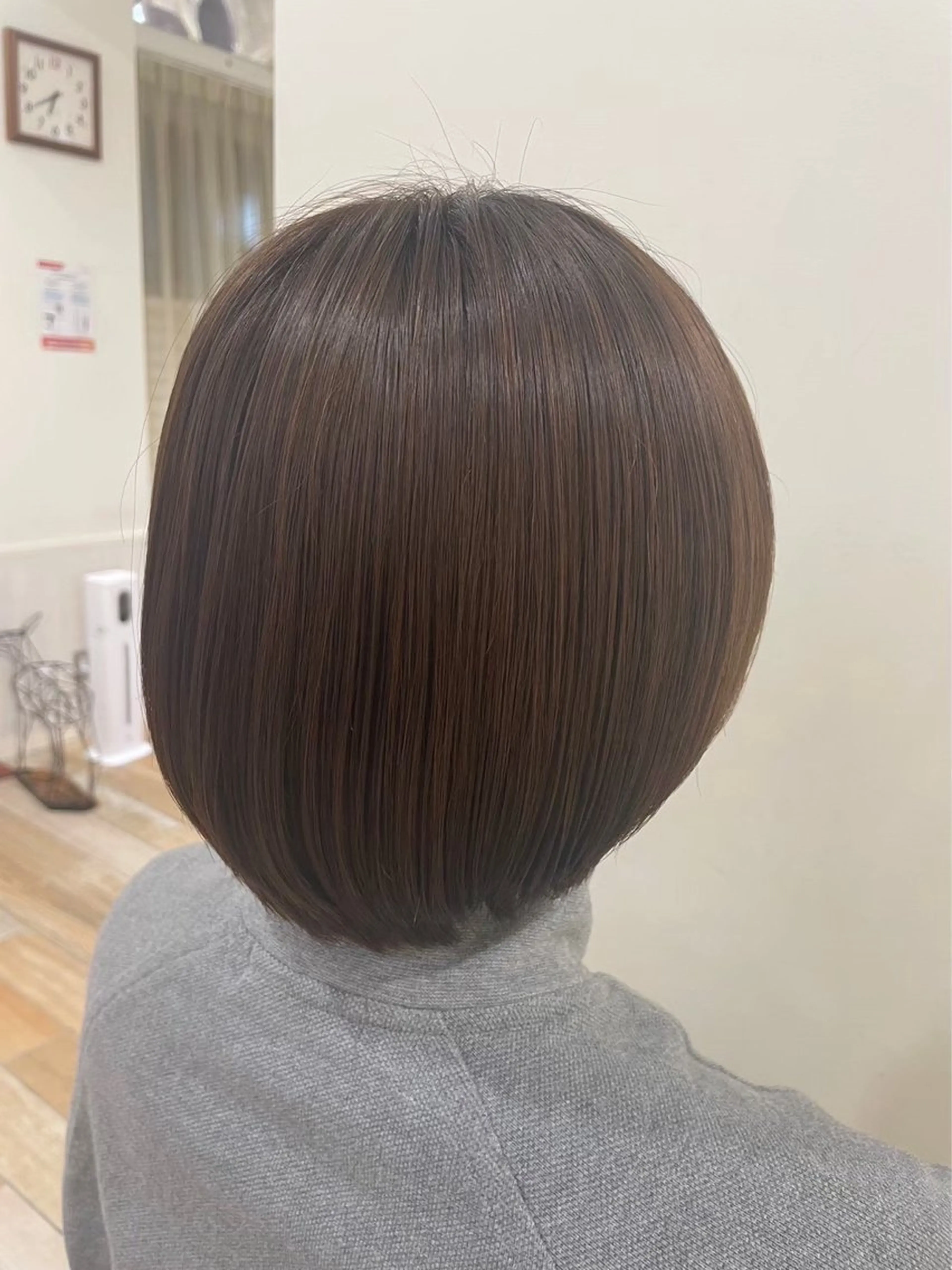 ショート カラー ウルフレイヤー🐺 ヒナ🩶のヘアスタイル
