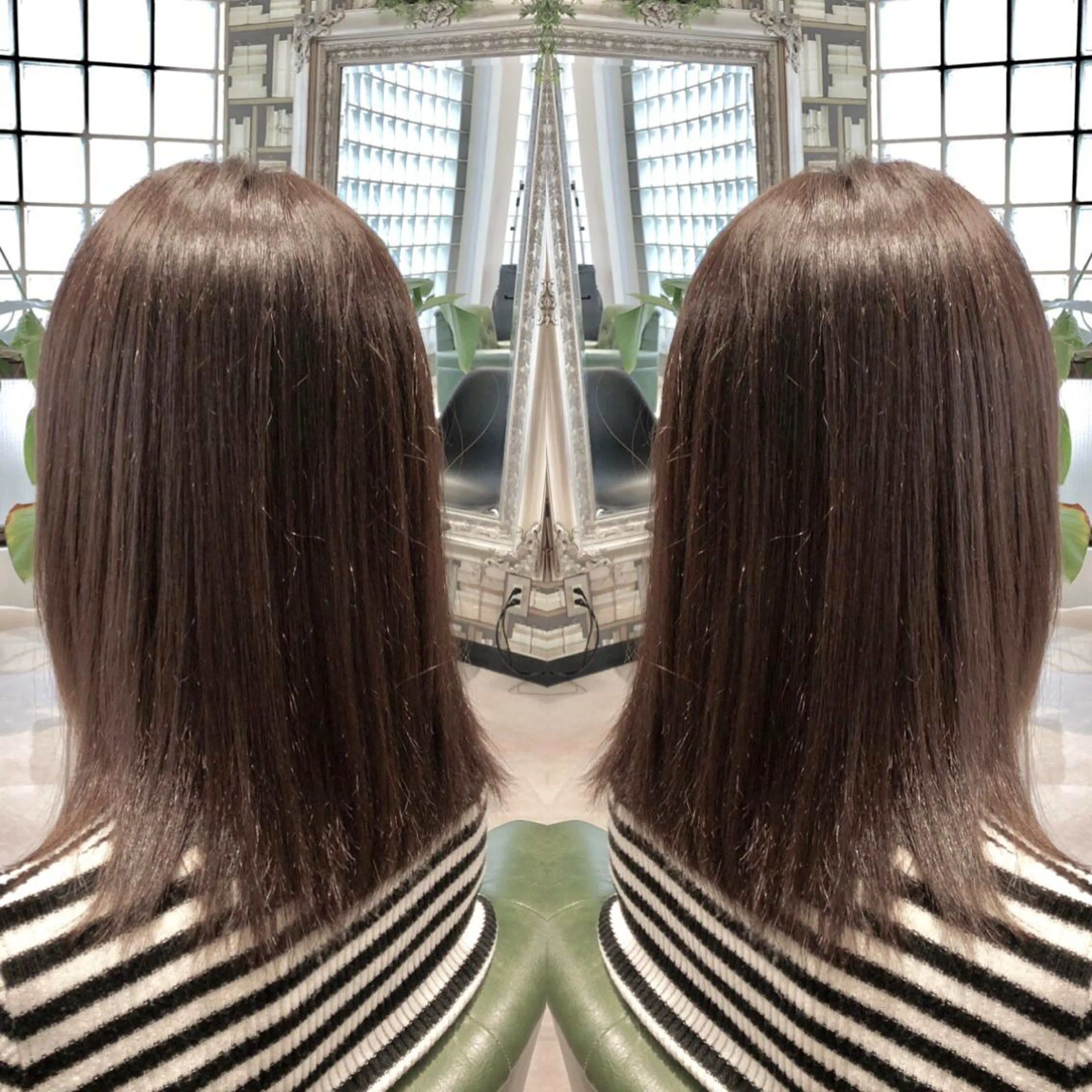 ミディアム カラー パーマ ヘアアレンジ tocca所属・毎月通える価格♪ 杉本真基のヘアスタイル