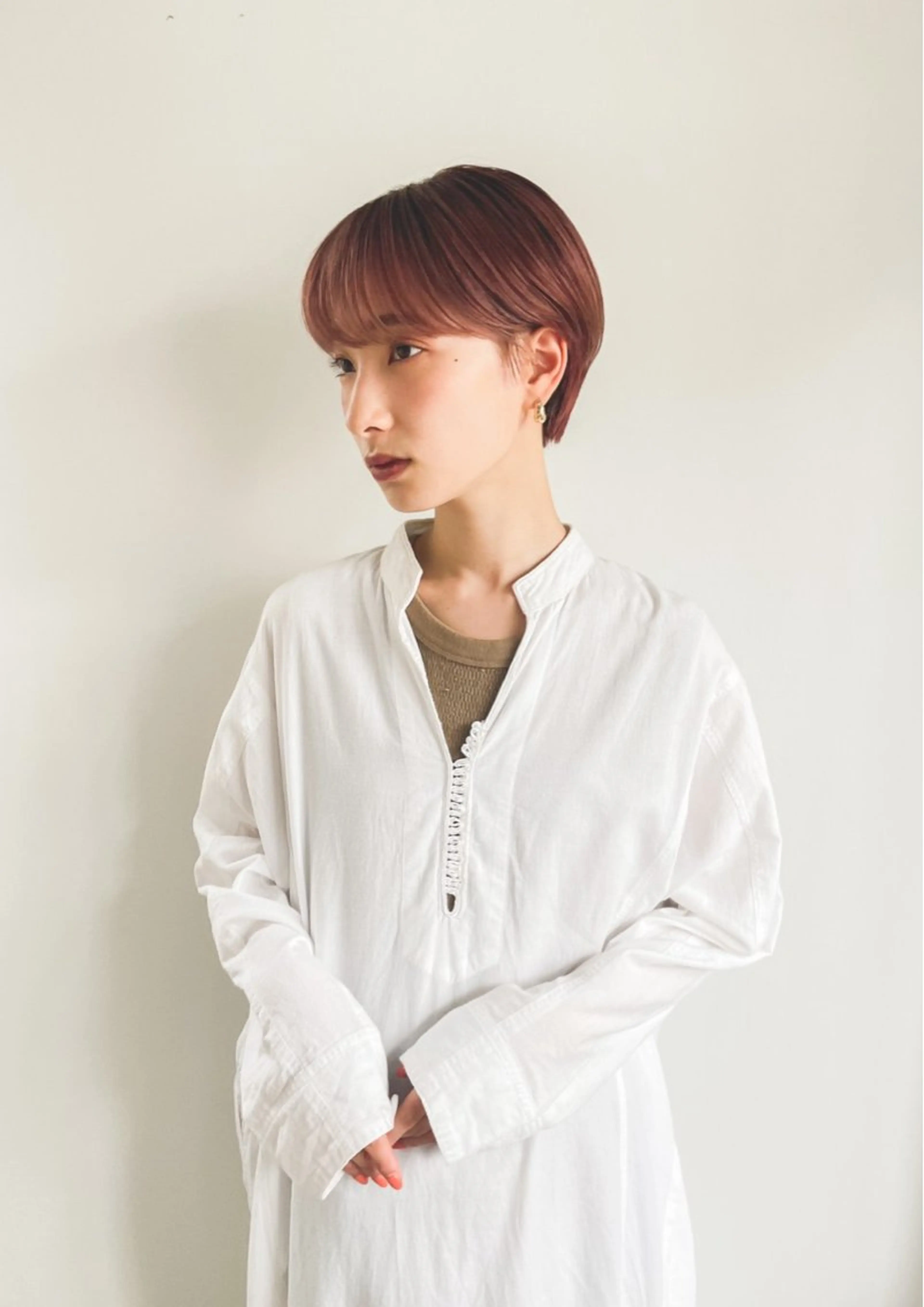 ショート カラー ショートボブ アディクシーカラー ブリーチ ブロンド ブルーカラー カット ヘアカラー CEINE【セーヌ】 三軒茶屋のヘアスタイル