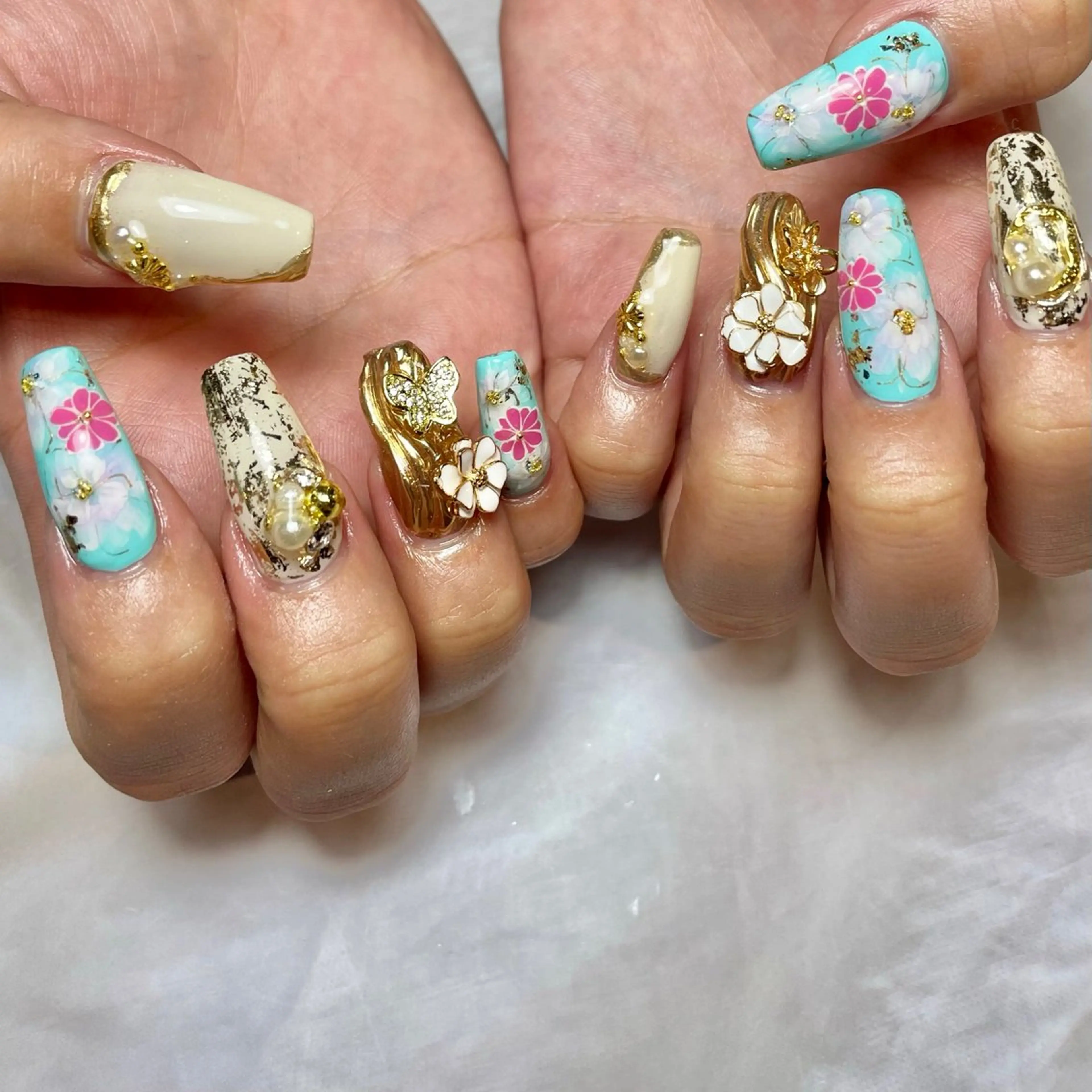 ネイル 成人式 ハンドネイル Reflection marikoのネイルデザイン