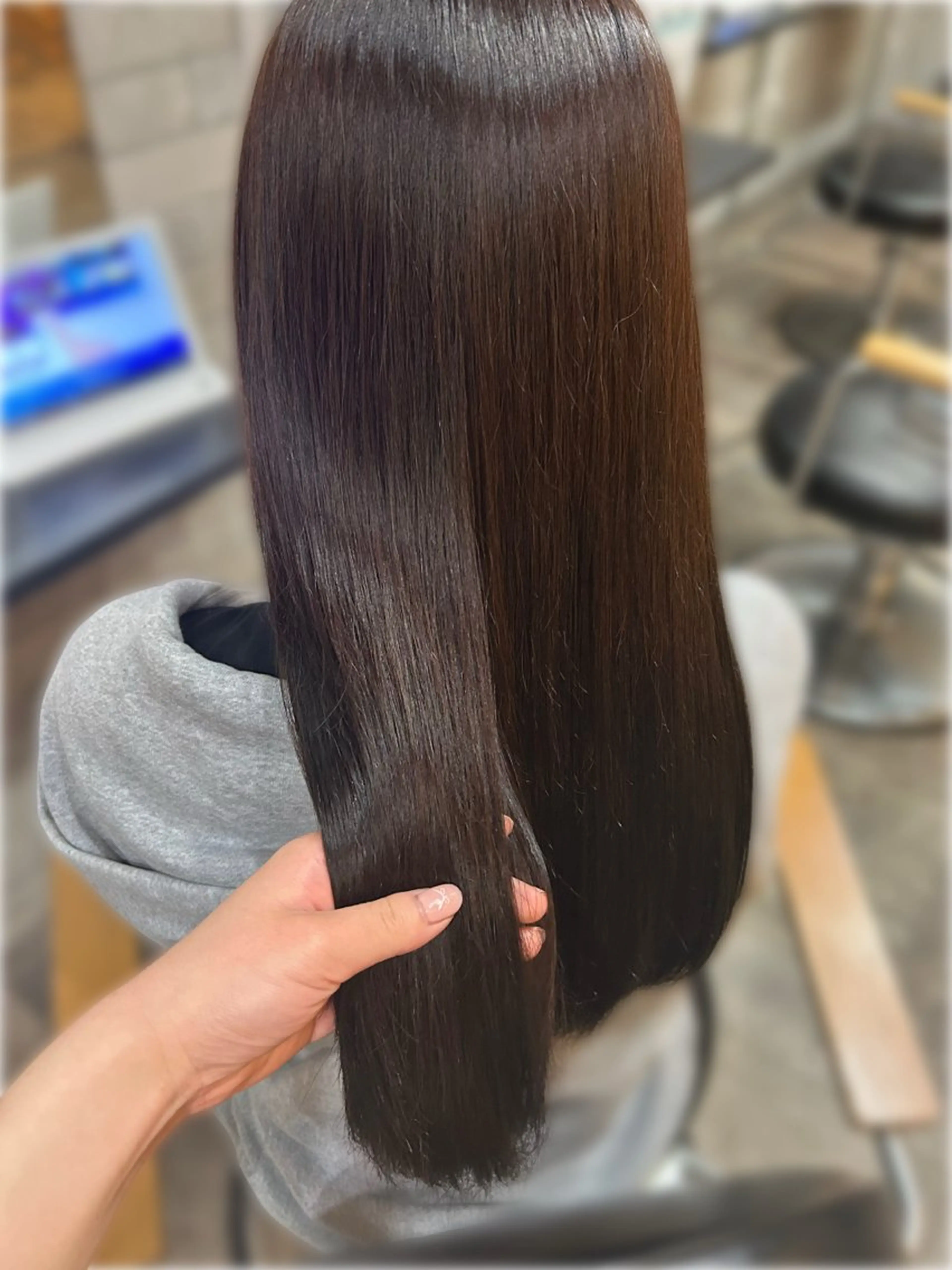 ロング トリートメント カット ヘアカラー lafith hair noa上新庄所属・上新庄/かじ ももな/透明感カラーのヘアスタイル