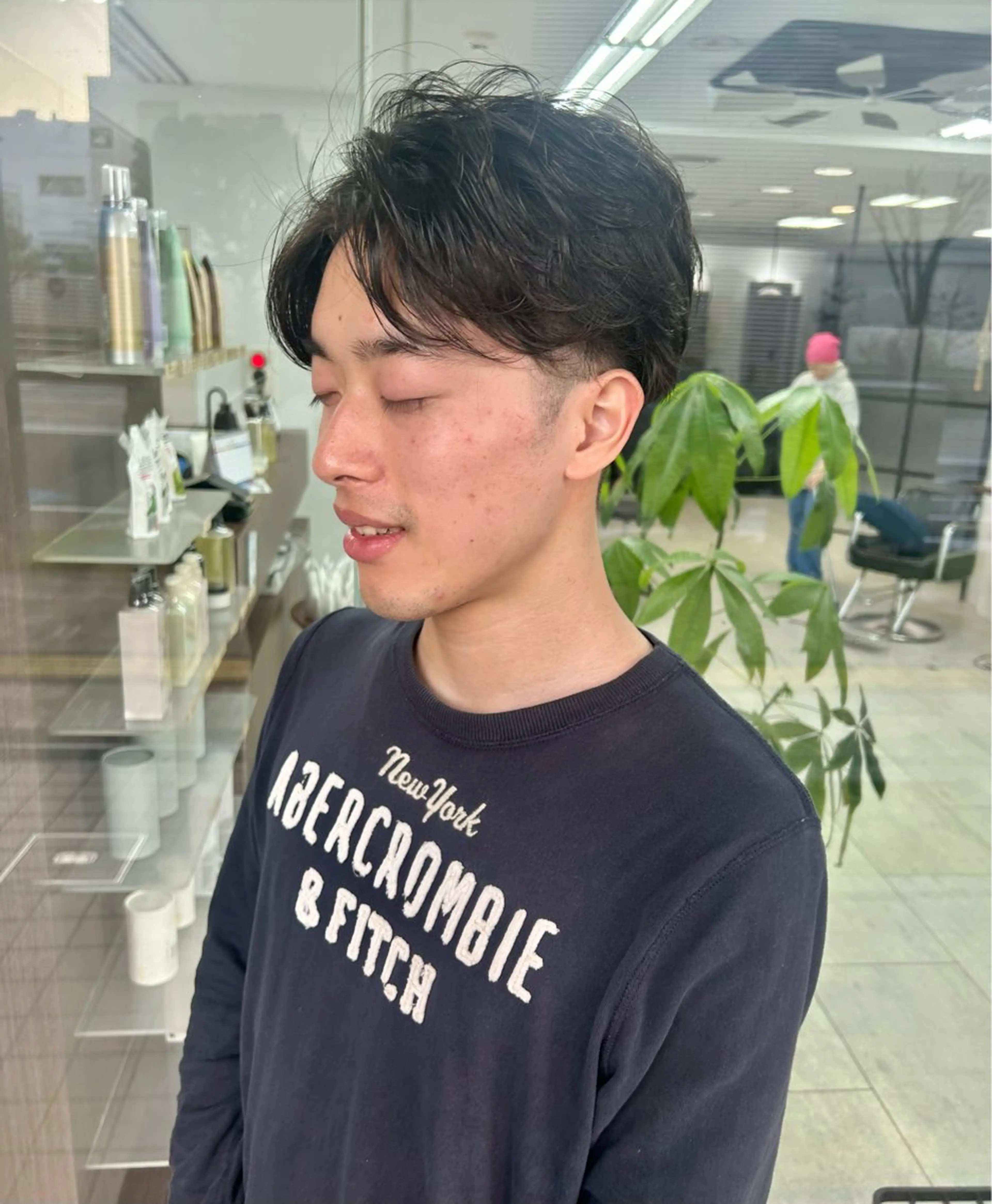 ショート パーマ メンズ フェザーパーマ メンズパーマ メンズパーマの達人 /タカシマダイスケのヘアスタイル