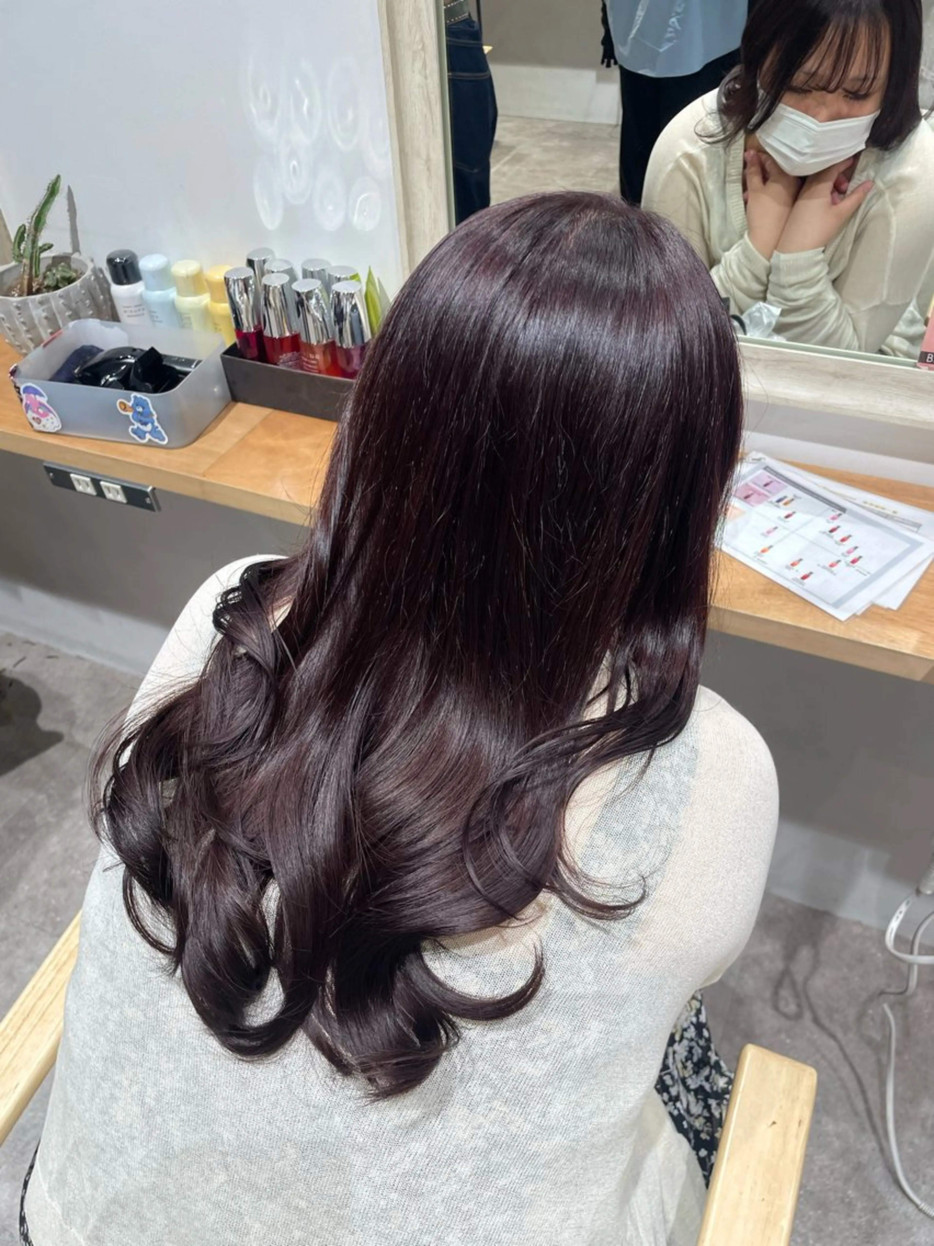 ロング カラー ヘアカラー トリートメント 透明感カラー/ 花恋🎀♡のヘアスタイル