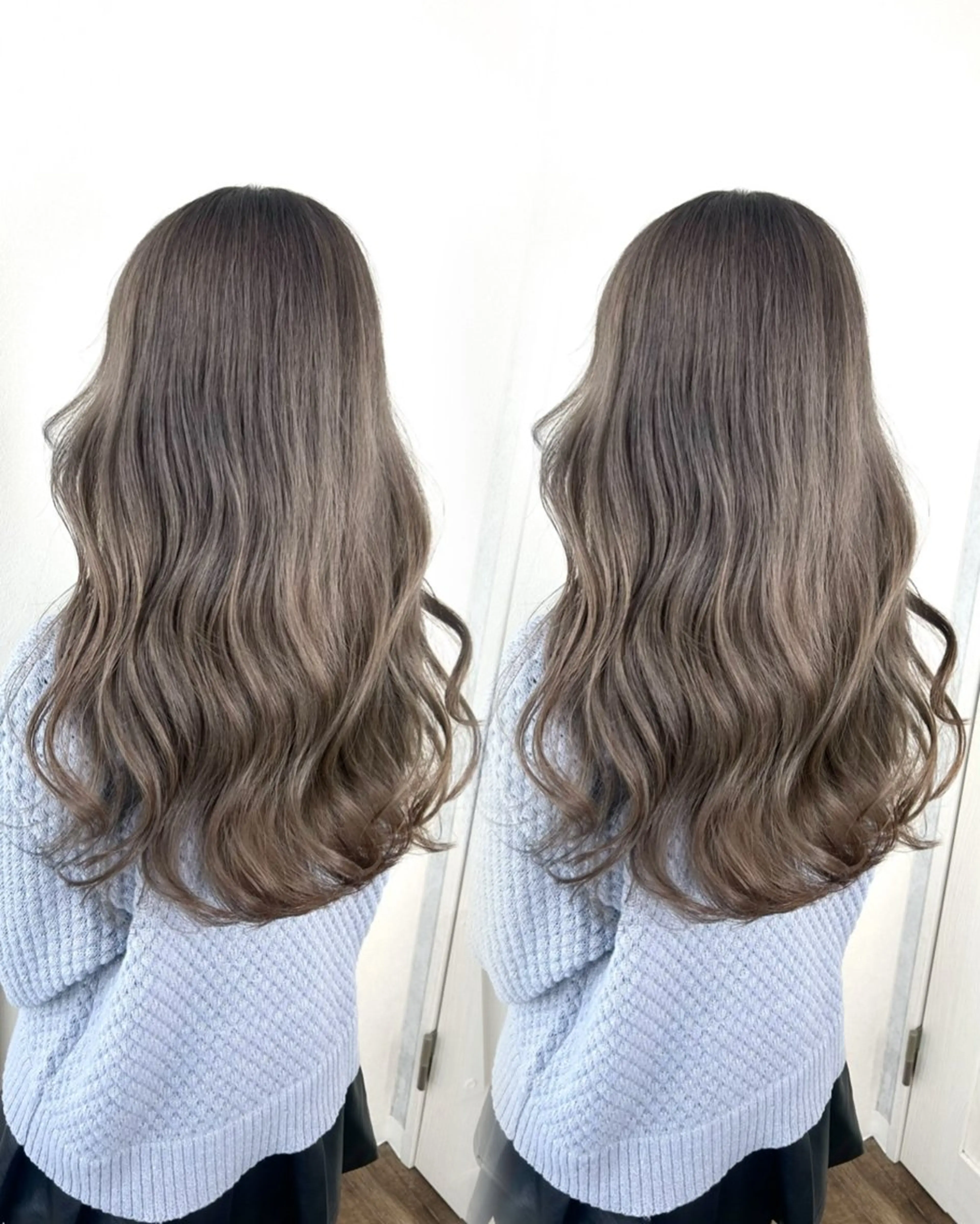 ロング カラー 🫧ショート・レイヤ ー・縮毛矯正🫧のヘアスタイル