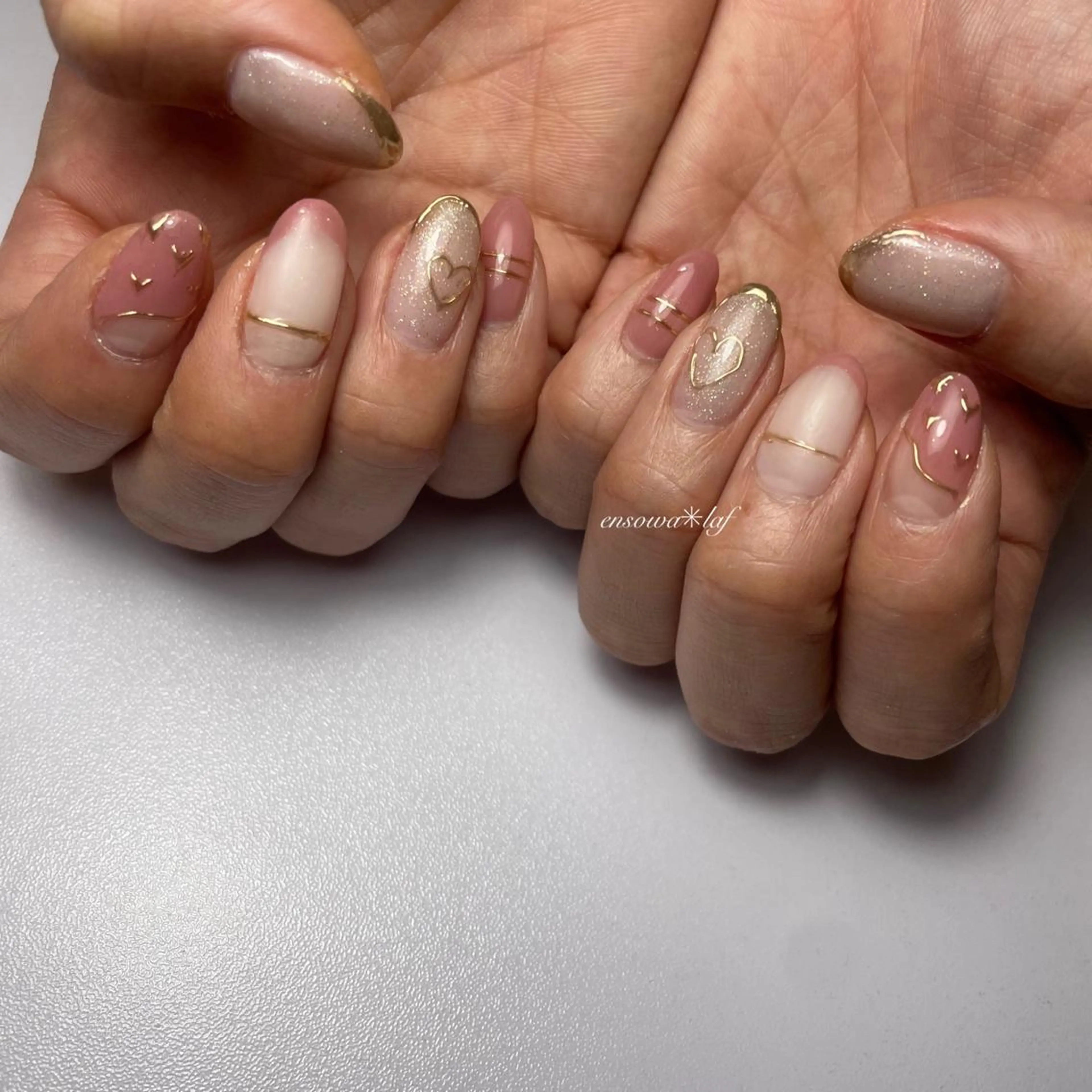 ネイル バレンタイン ensowa✱laf NAILのネイルデザイン