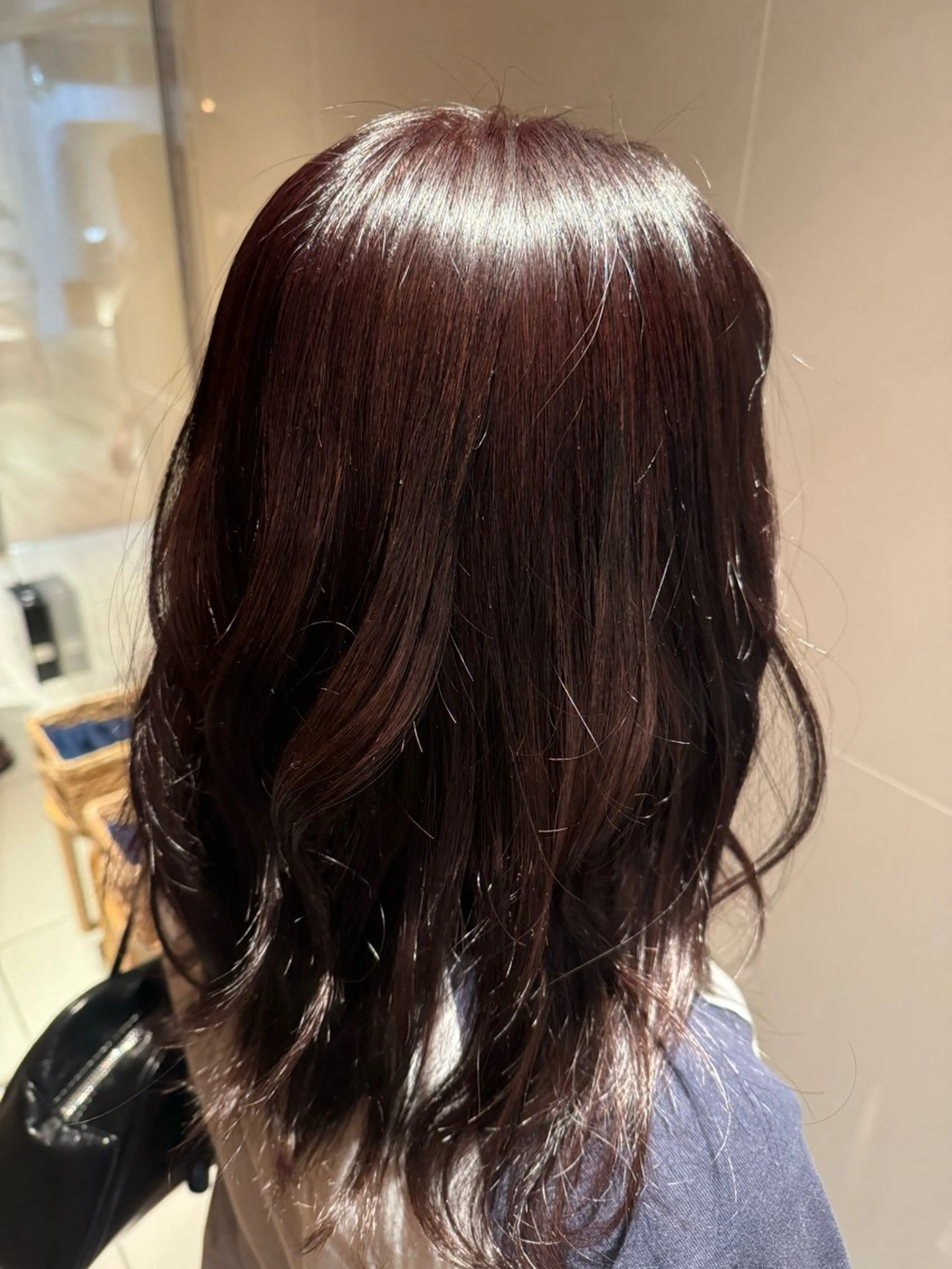 ミディアム カラー 八巻星理夏 モデルさん募集中のヘアスタイル