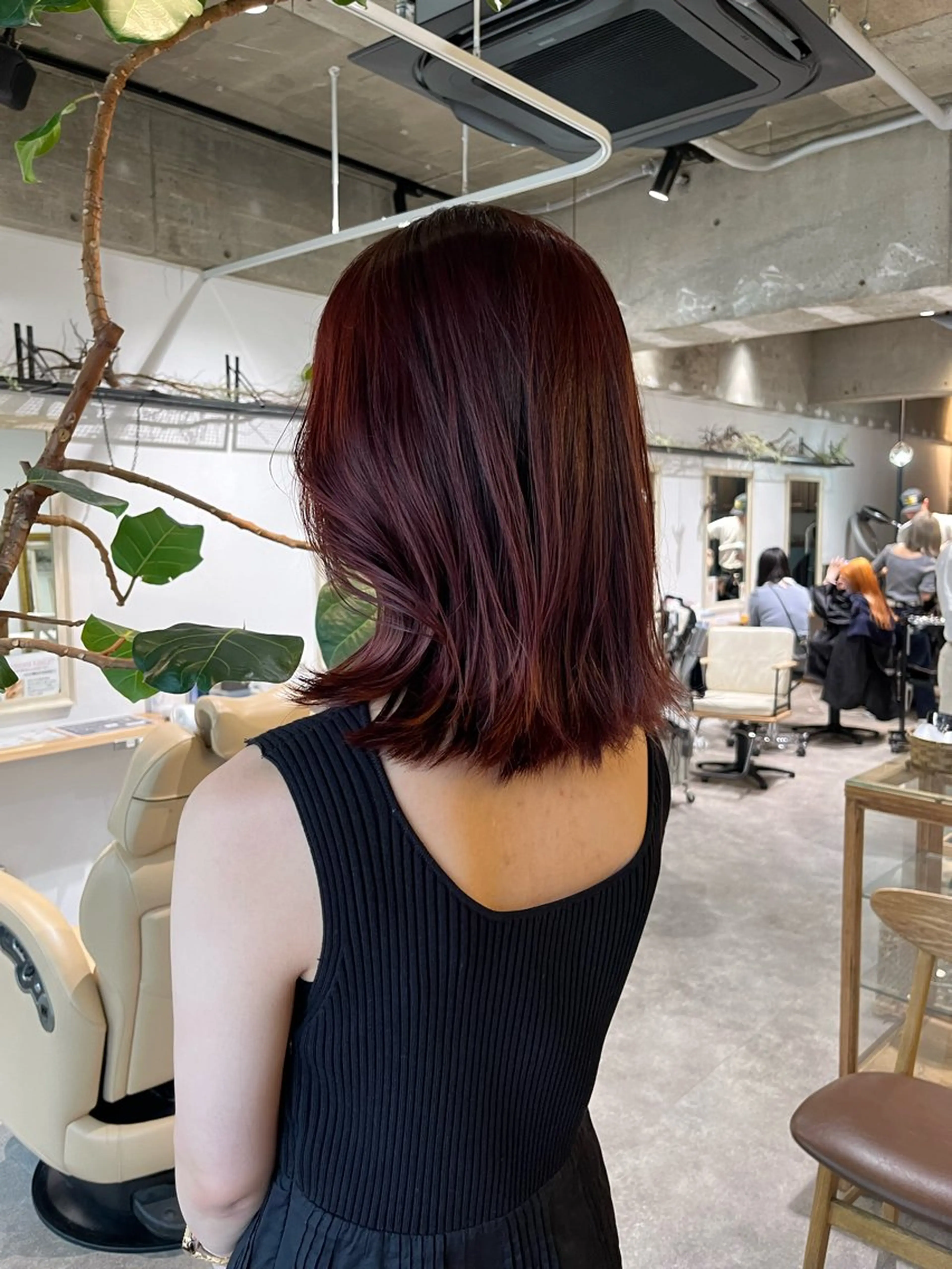 ミディアム カット ヘアカラー ZEST kalon RINAのマツエク・マツパデザイン