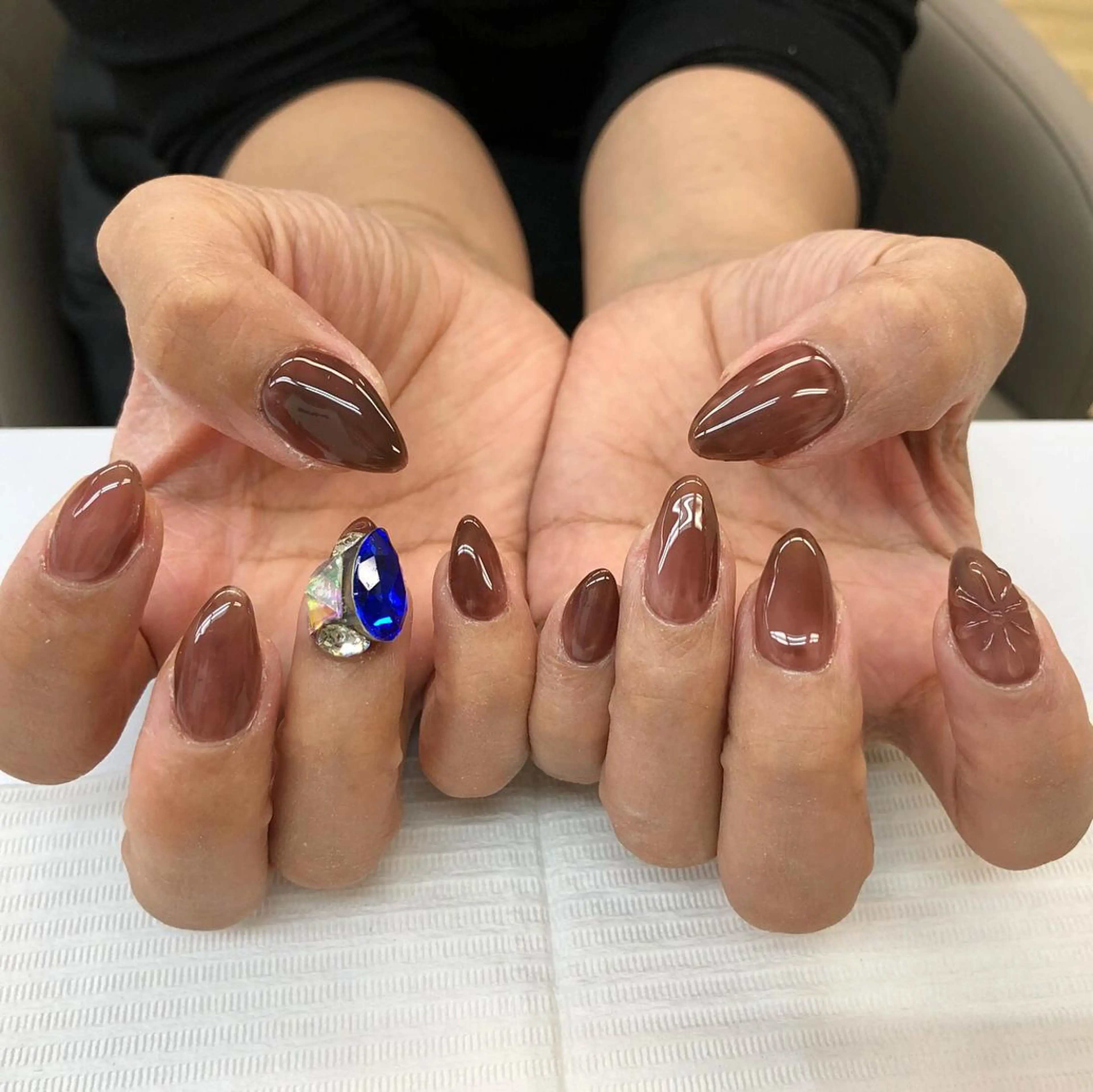ネイル ワンカラーネイル ハンドネイル esNail&eye イーズネイル＆アイのネイルデザイン