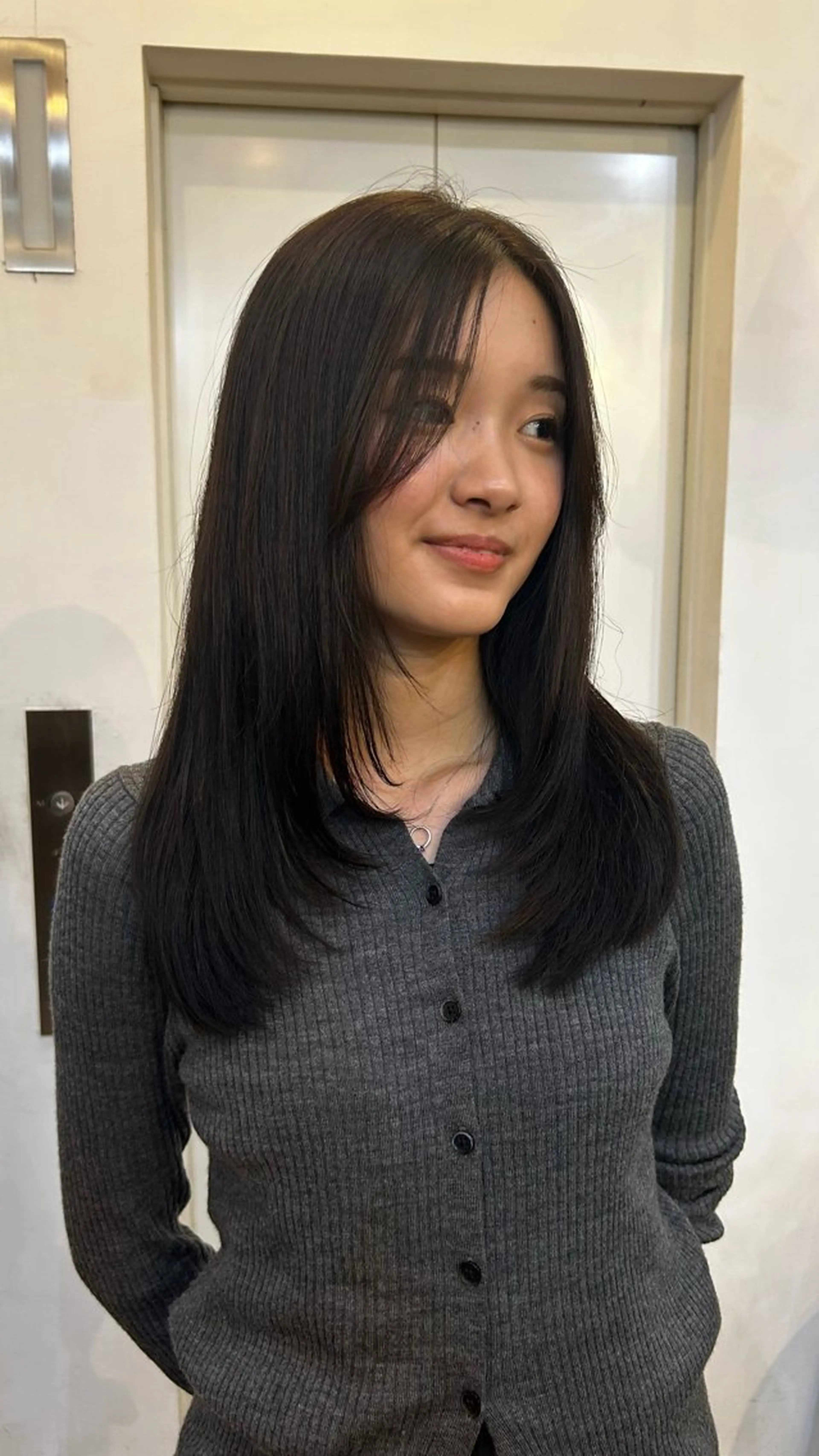 ロング レイヤーカット レイヤーカット大人気 //吉田百花のヘアスタイル