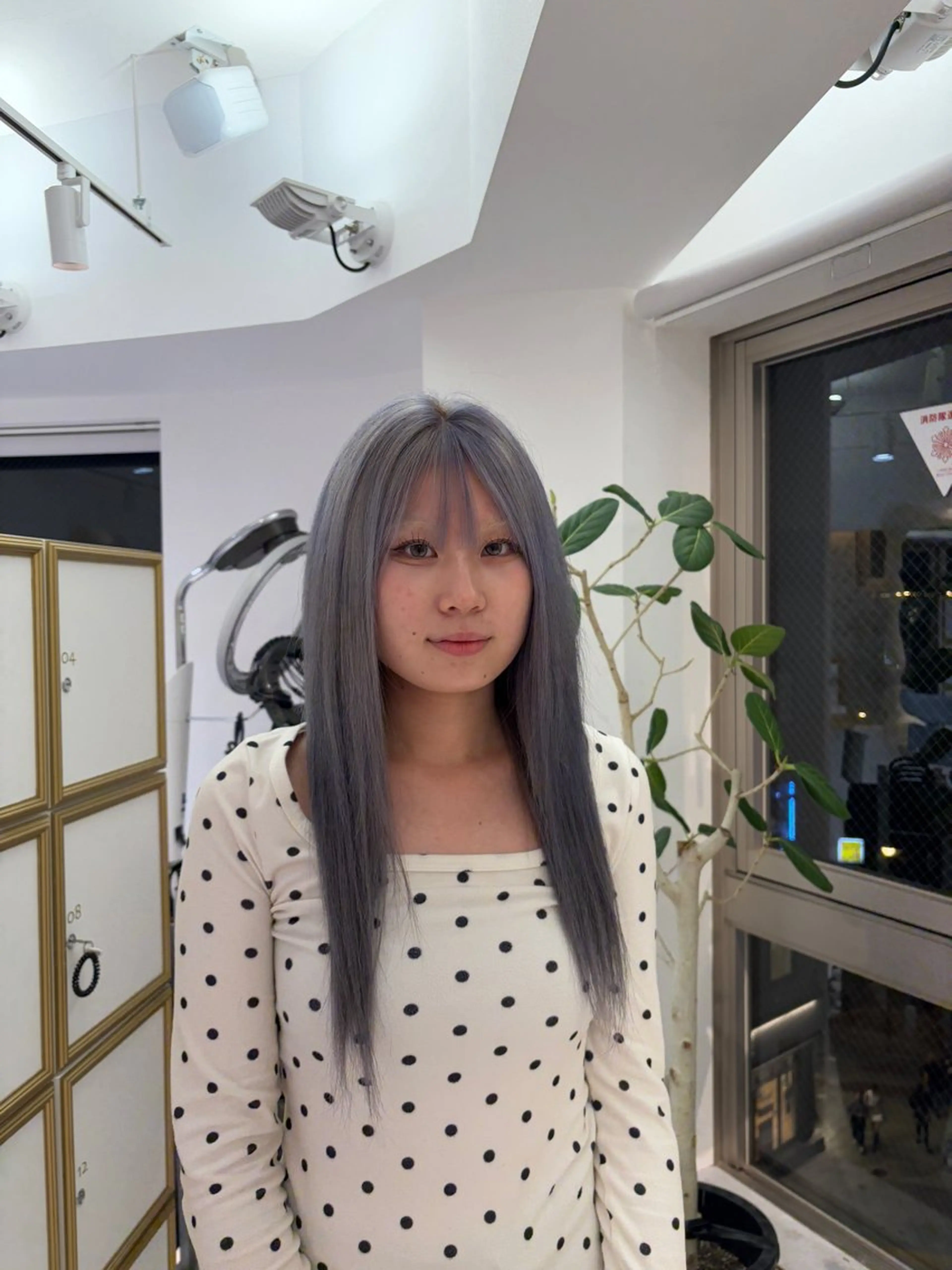 ロング カラー ヘアカラー 山野 華愛のヘアスタイル