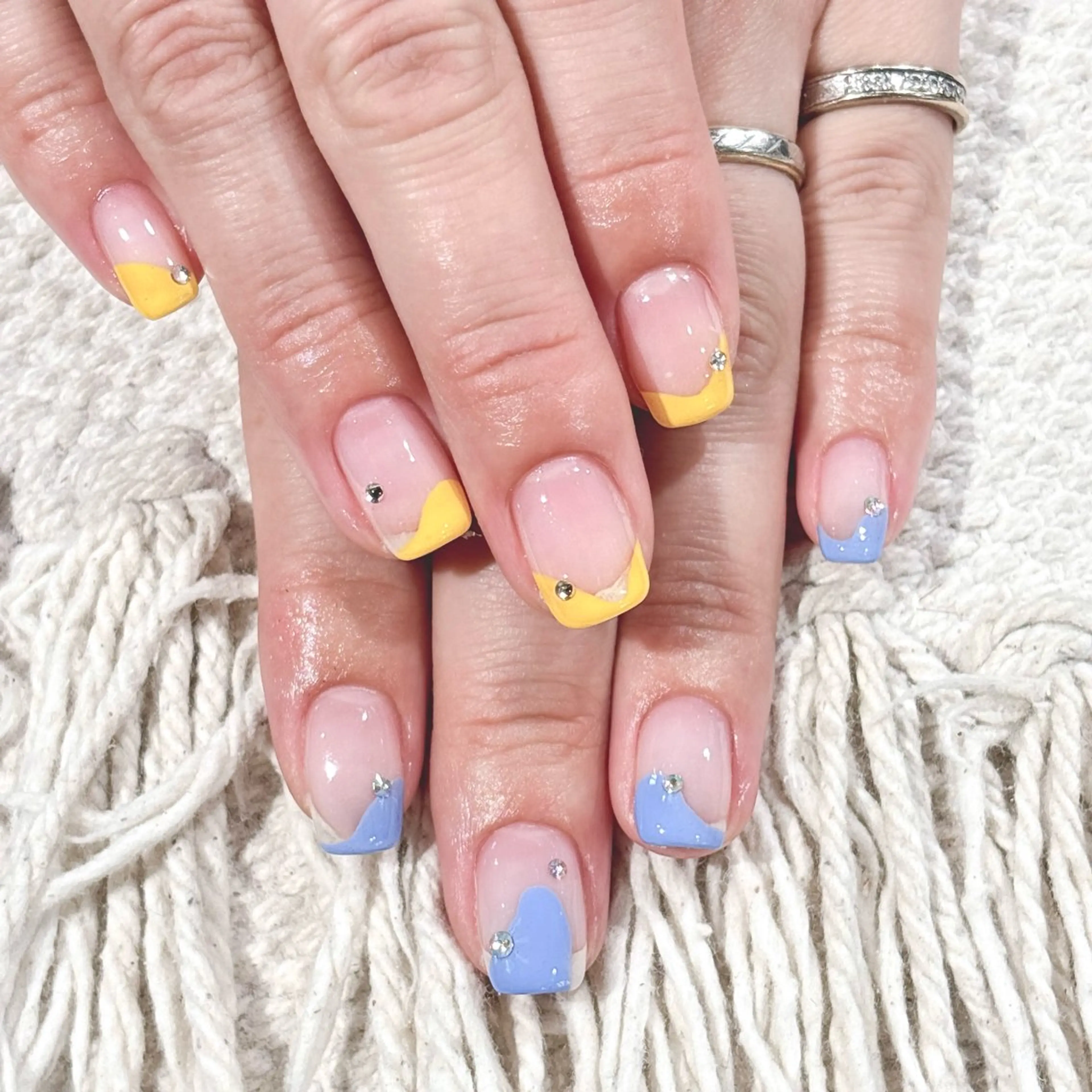 ネイル ストーンネイル ハンドネイル sōko Hair&Nail Salon所属・megu  / sōko nailのネイルデザイン