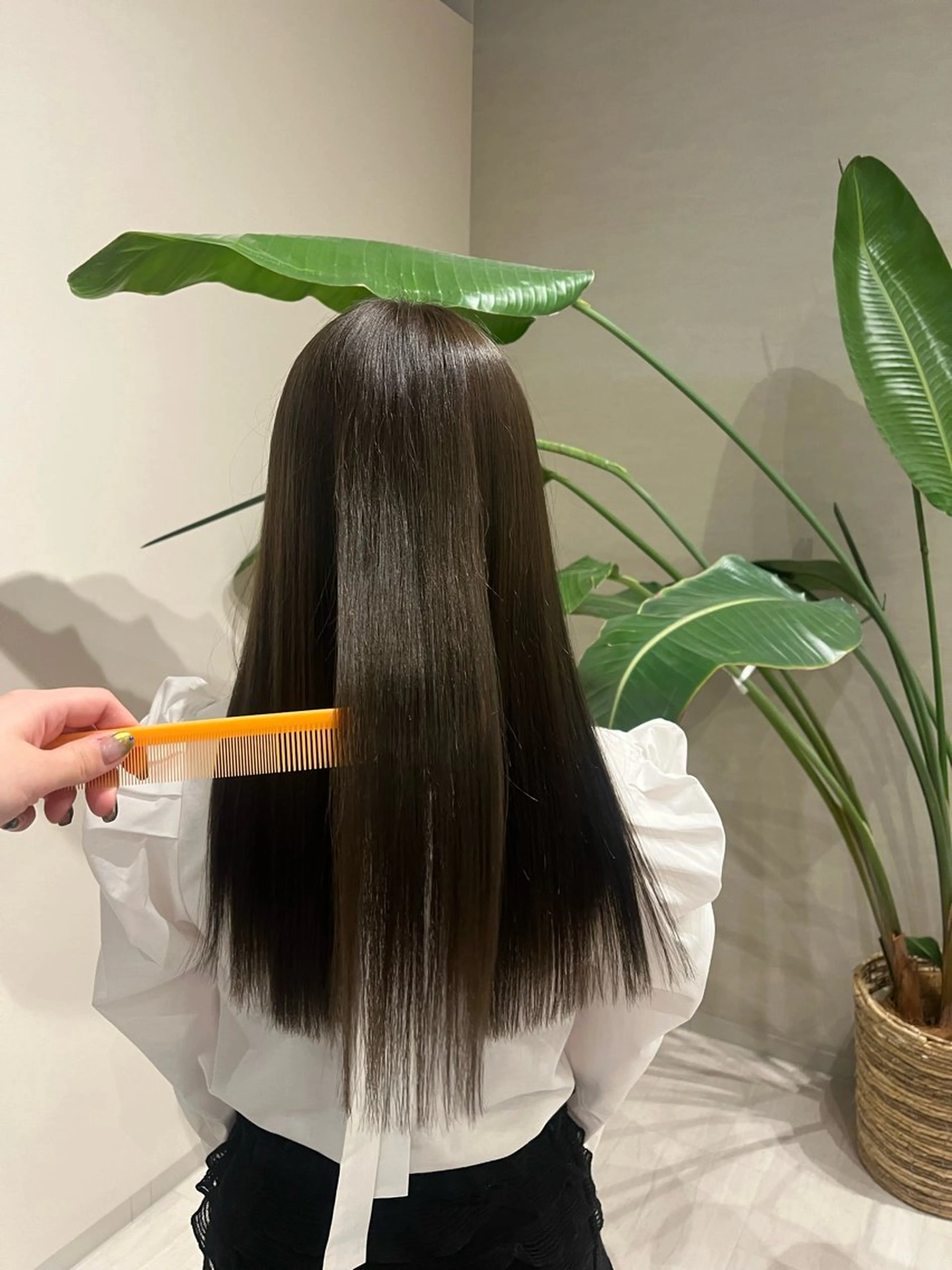 カラー ブリーチ ブリーチなしカラー ルシードスタイルsawa所属・星野 萌々香のヘアスタイル