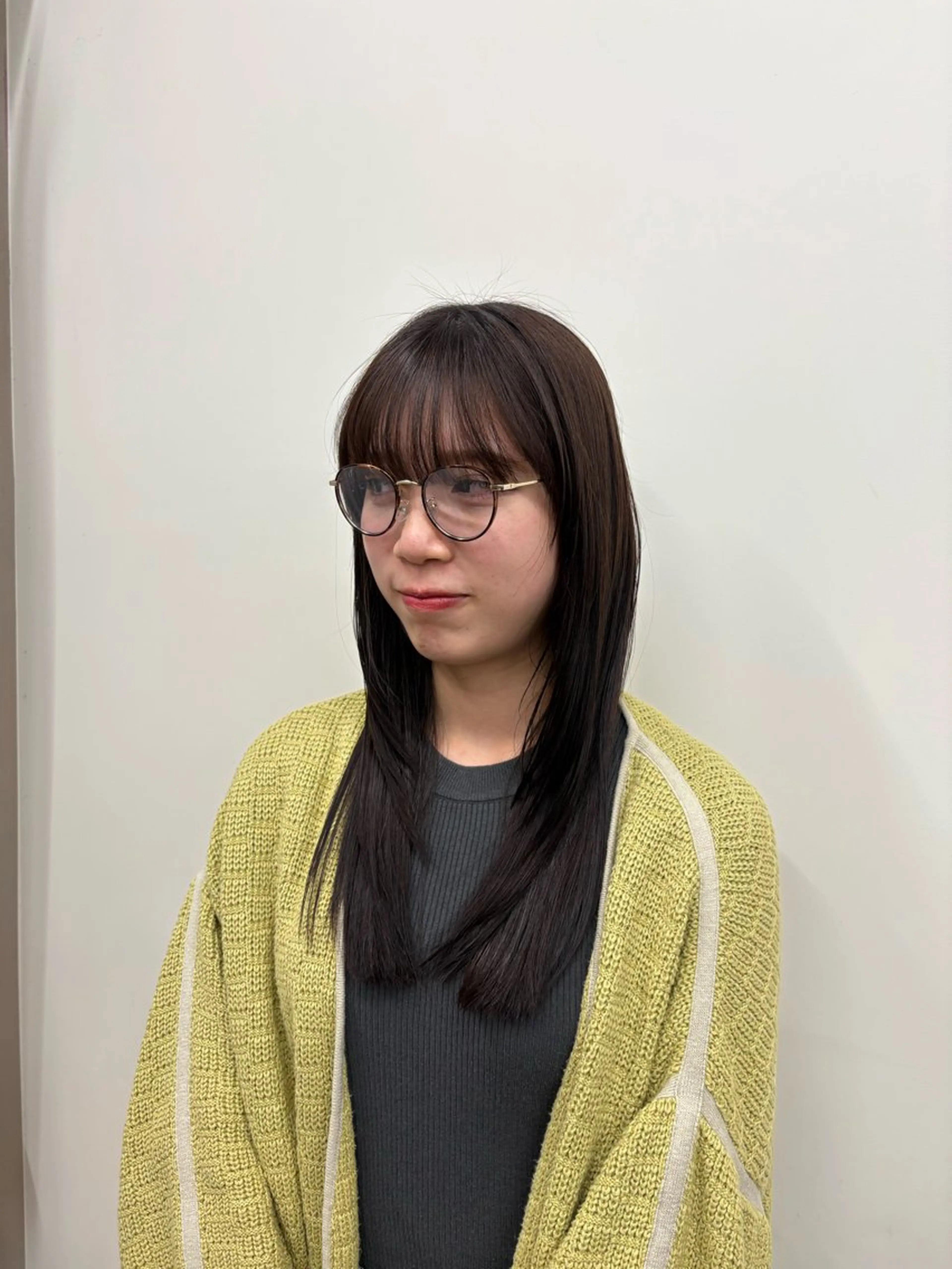 セミロング 顔まわりレイヤー 顔周りカット レイヤーカット SiSTA 自由が丘所属・自由ヶ丘 ボブ/レイヤーのヘアスタイル