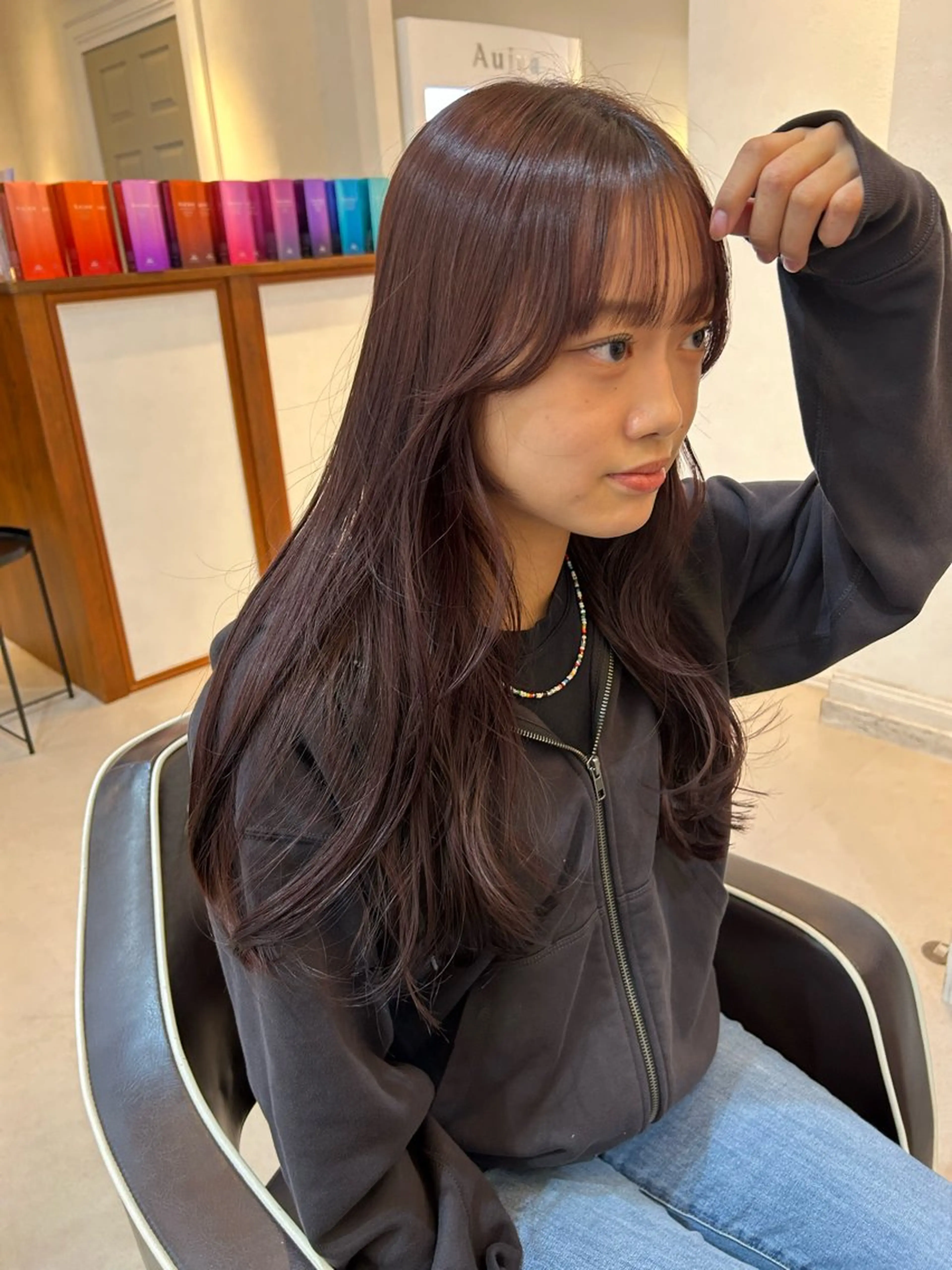 ロング カラー カット ヘアカラー トリートメント CIEL大名店 Aujua認定サロン【シエル】所属・Aujua認定サロン /mei/CIELのヘアスタイル