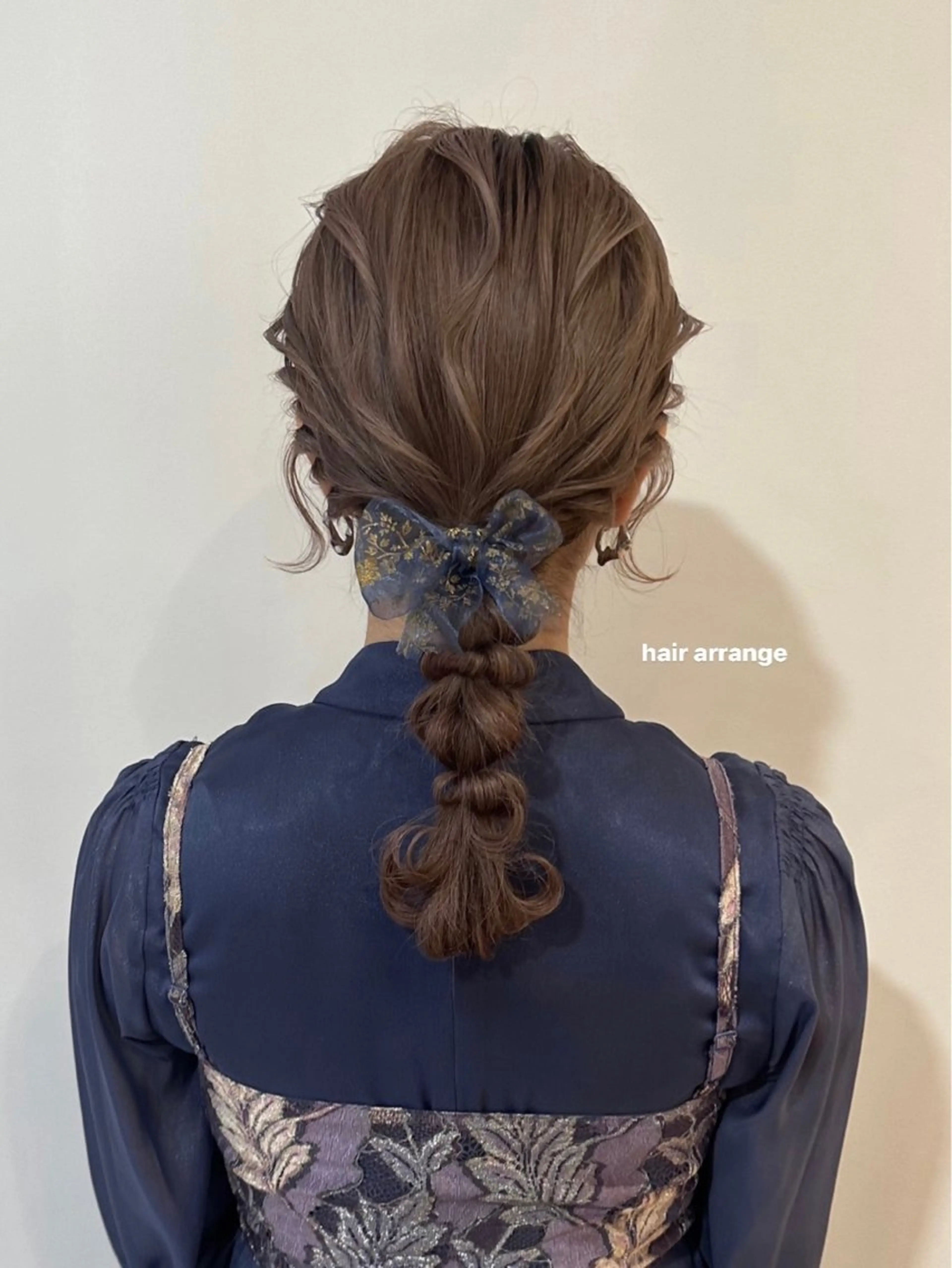 ミディアム ヘアアレンジ ヘアセット 暖色/レイヤーカット 🌙オノユリカのヘアスタイル