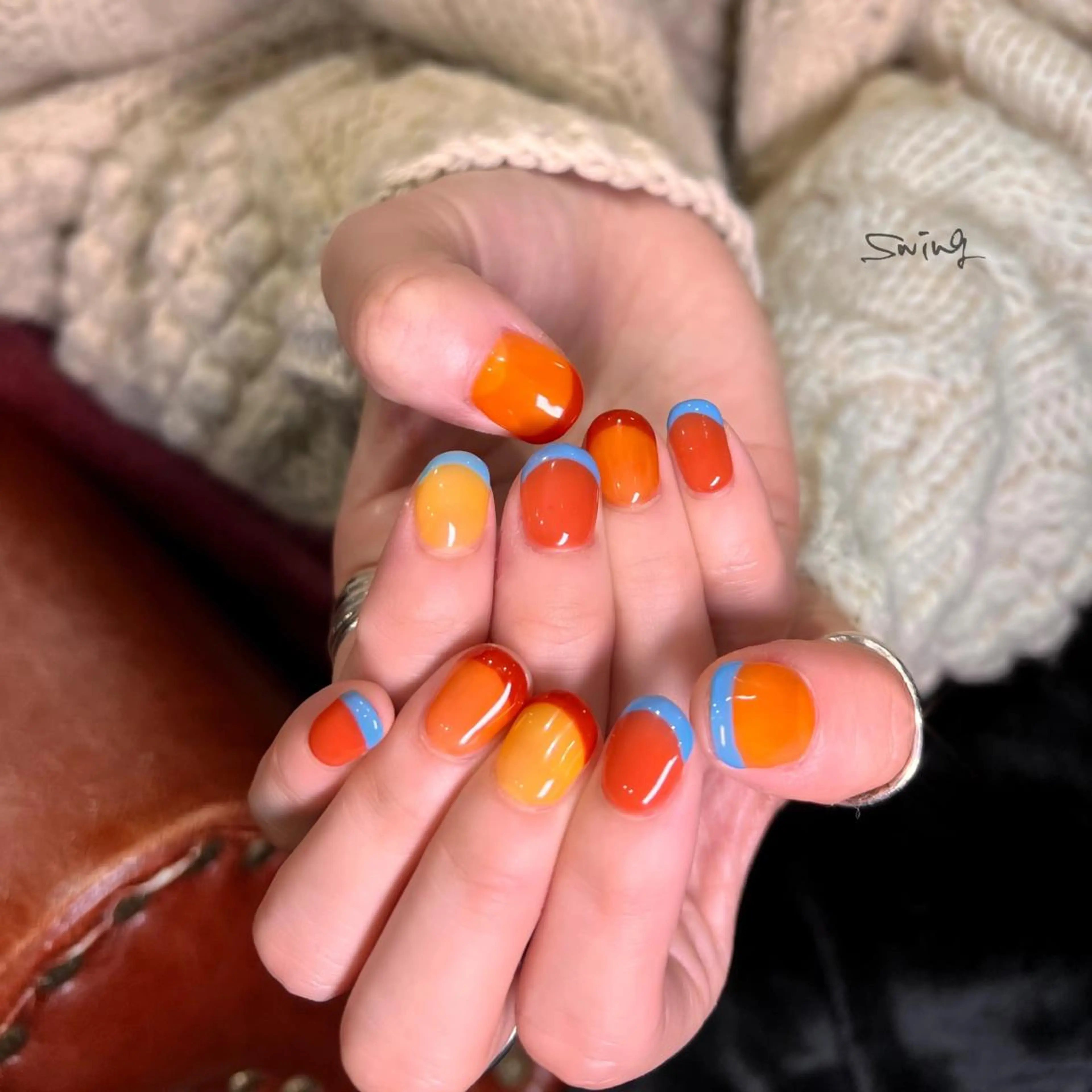 ネイル フレンチネイル SWING Nail Salon所属・Yoshida Takakoのネイルデザイン