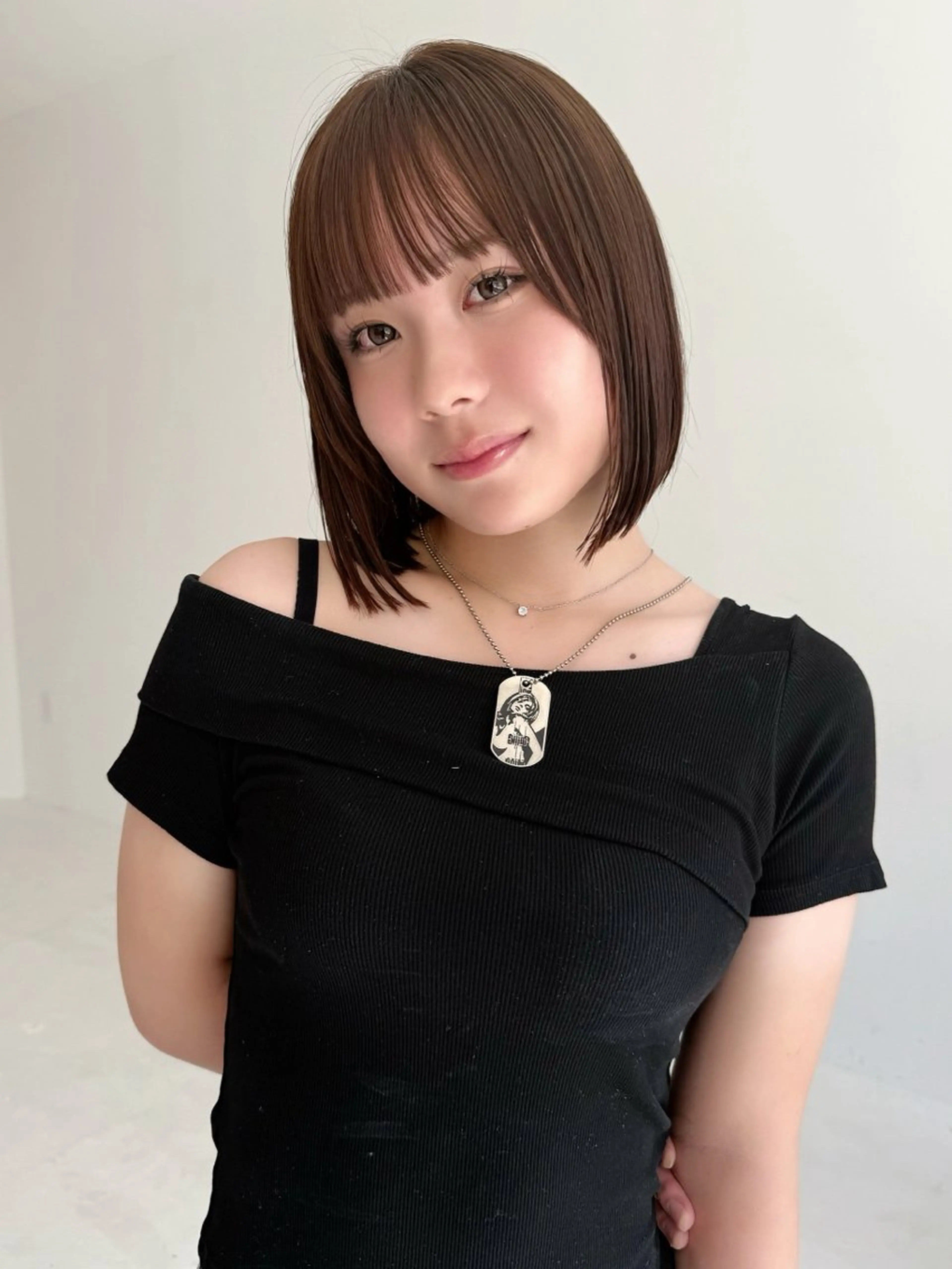ミディアム ボブ カット 宮嶋 蓮のヘアスタイル