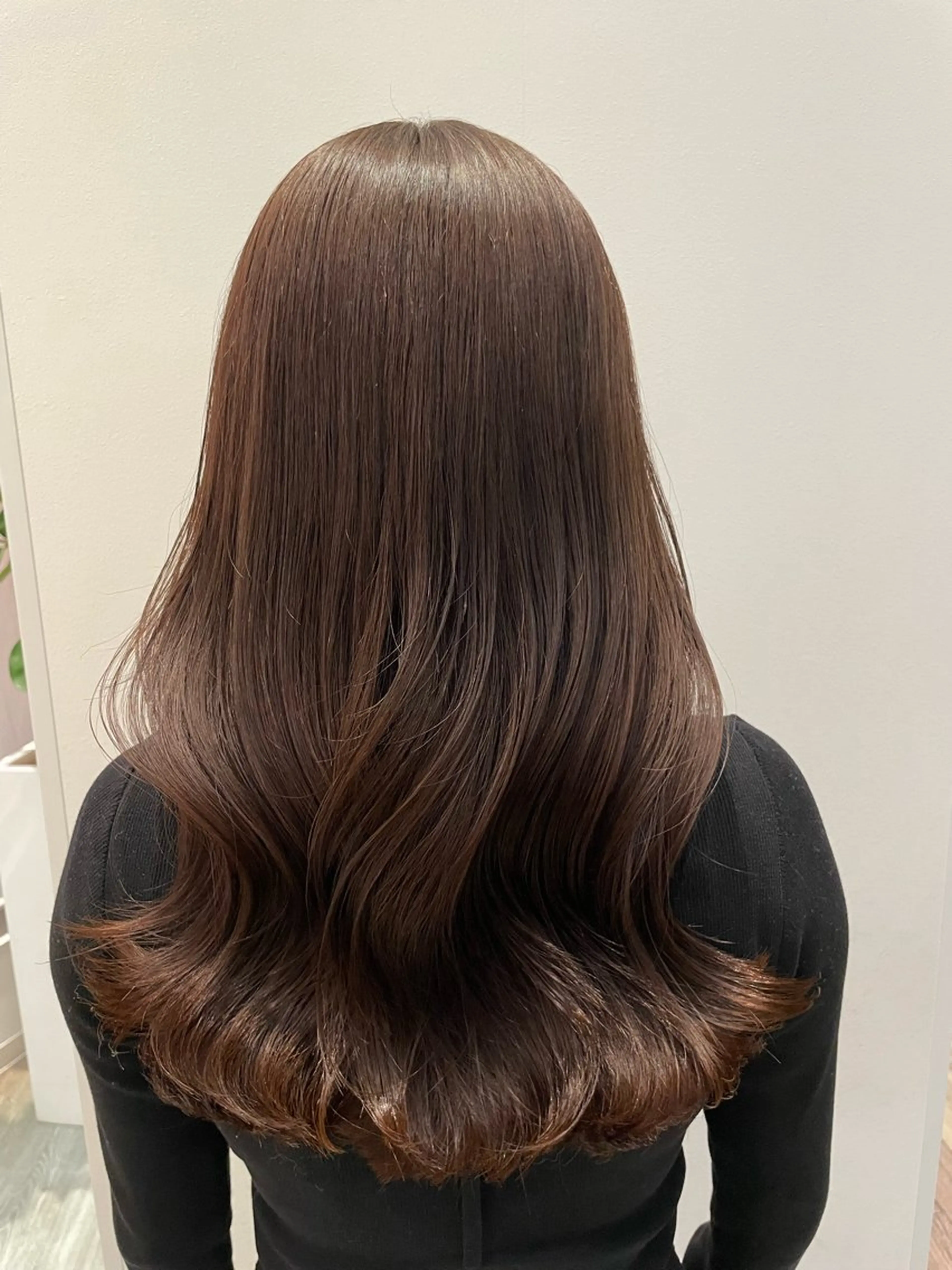 ロング カラー 透明感カラー カット ヘアカラー トリートメント k-two✨たき艶感 カラー／美髪矯正のヘアスタイル