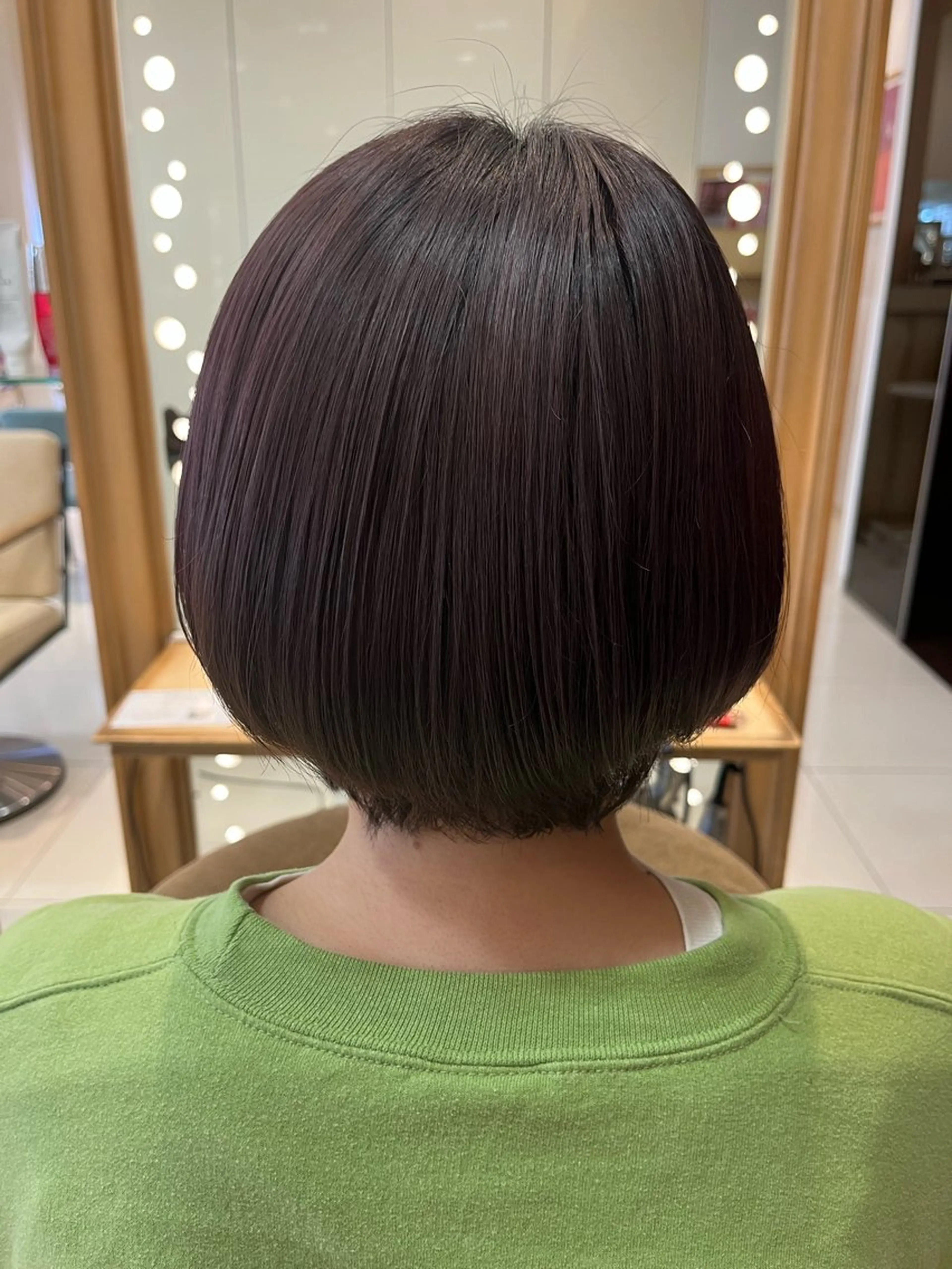 ショート カラー ブリーチ ラベンダーカラー ラベンダーピンク ブリーチなしカラー ピンクカラー なつな/ 透明感カラーのヘアスタイル