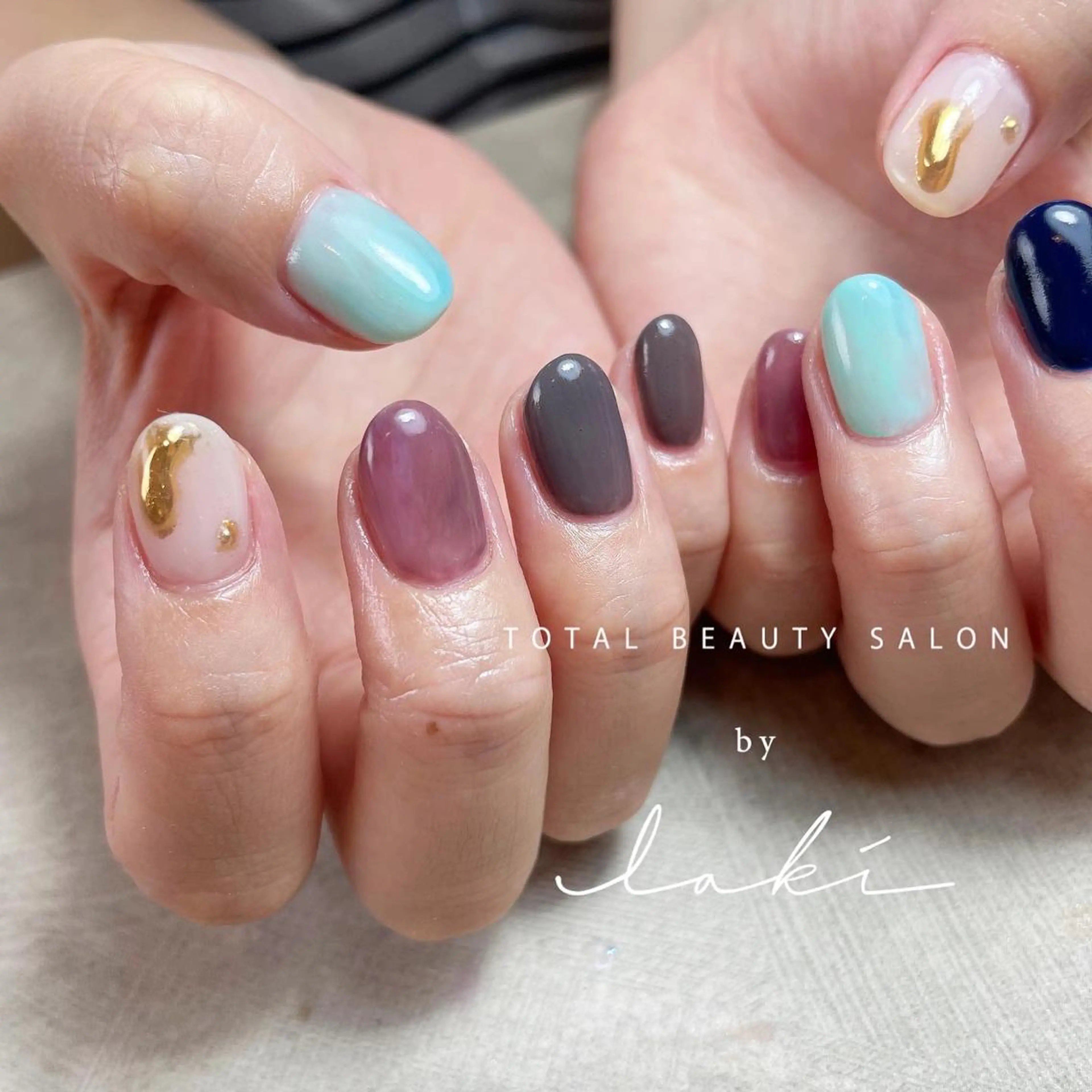 ネイル ニュアンスネイル シンプルネイル ハンドネイル by lakiのネイルデザイン