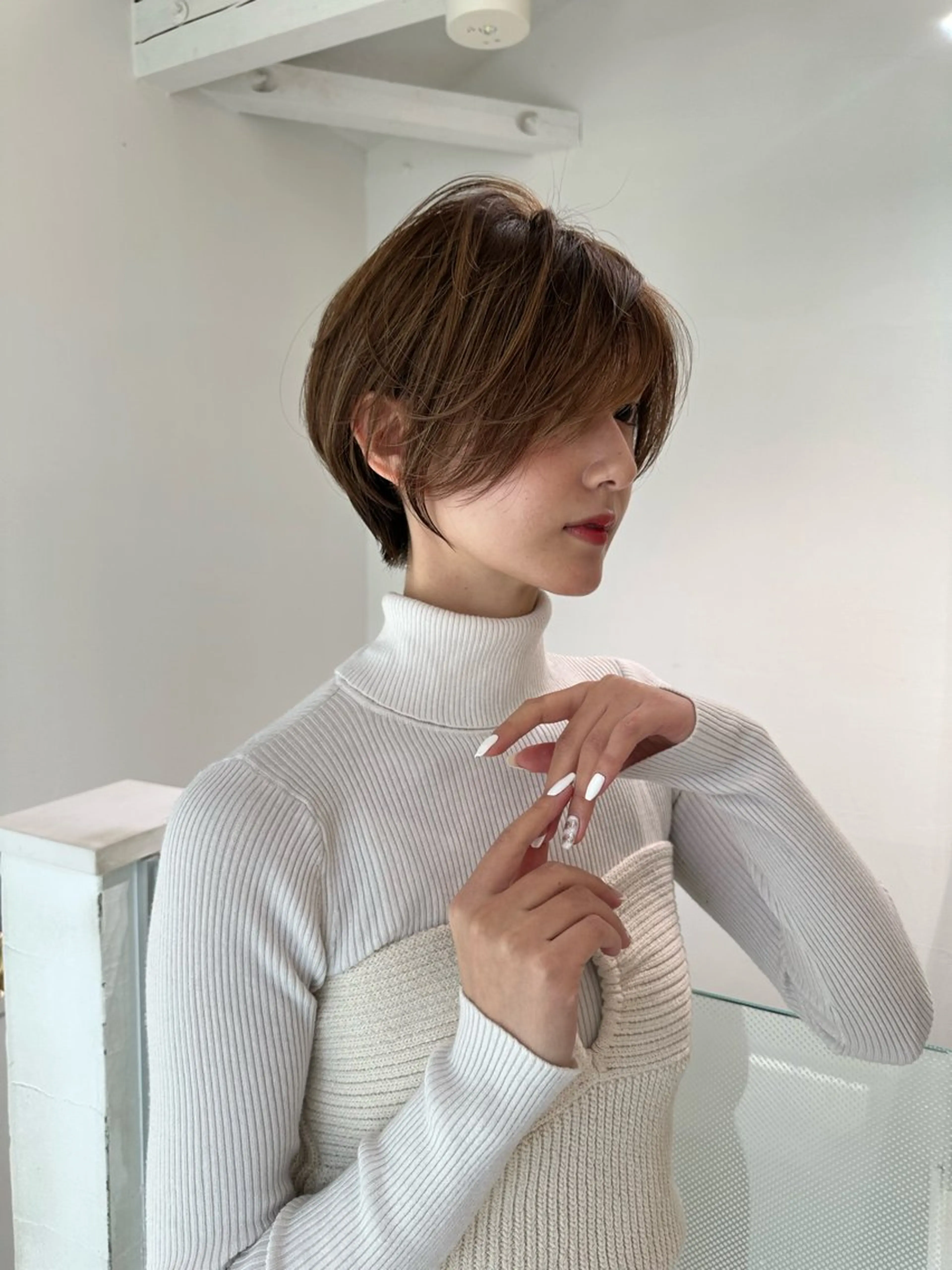 ショート ショートヘア カット ヘアカラー トリートメント ヘッドスパ taiga ショート /レイヤー/矯正🌈のヘアスタイル