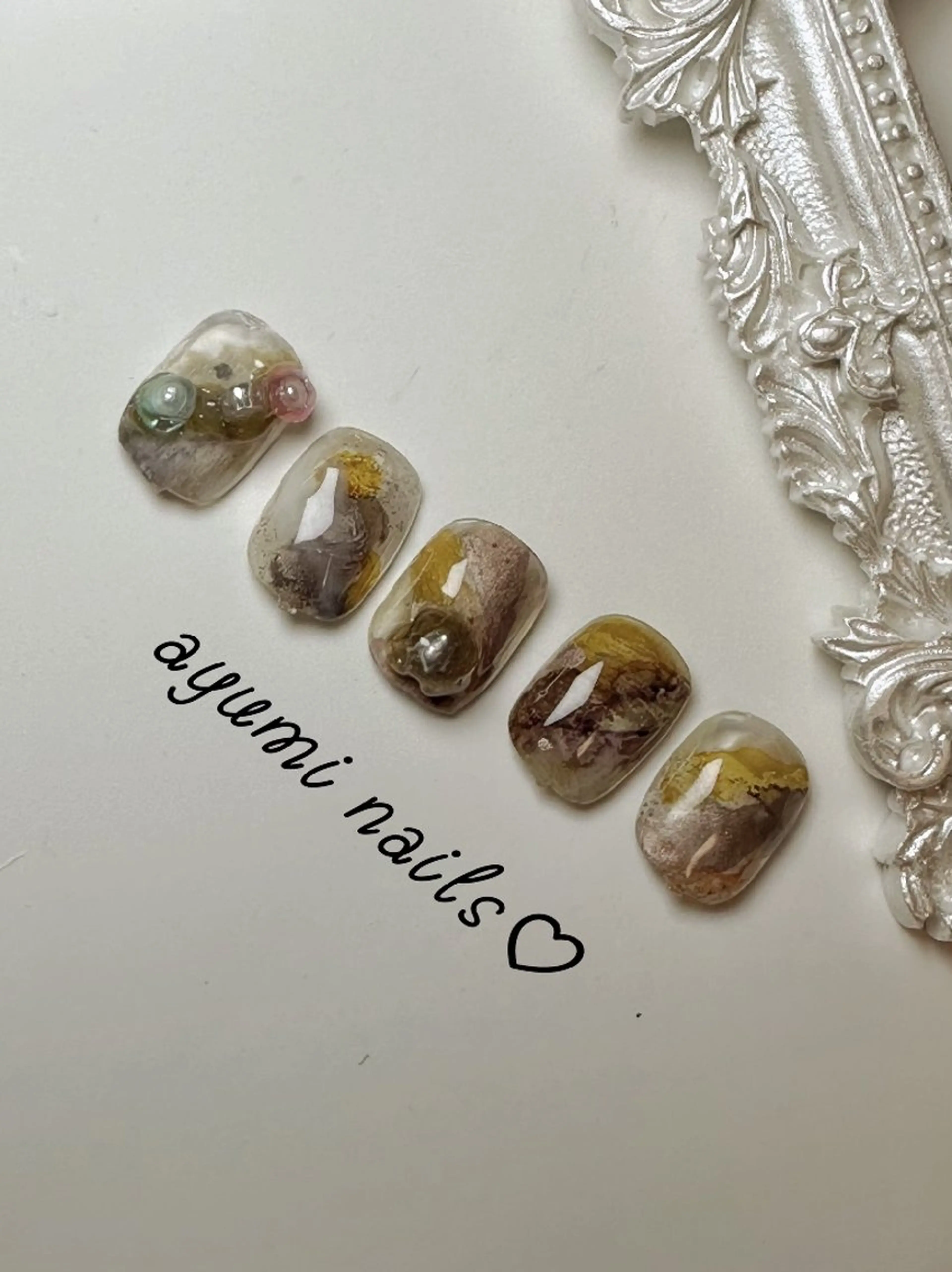 ネイル ニュアンスネイル Ayumi.ネイルサロン所属・🍁Ayumi 💐 Nailsのネイルデザイン