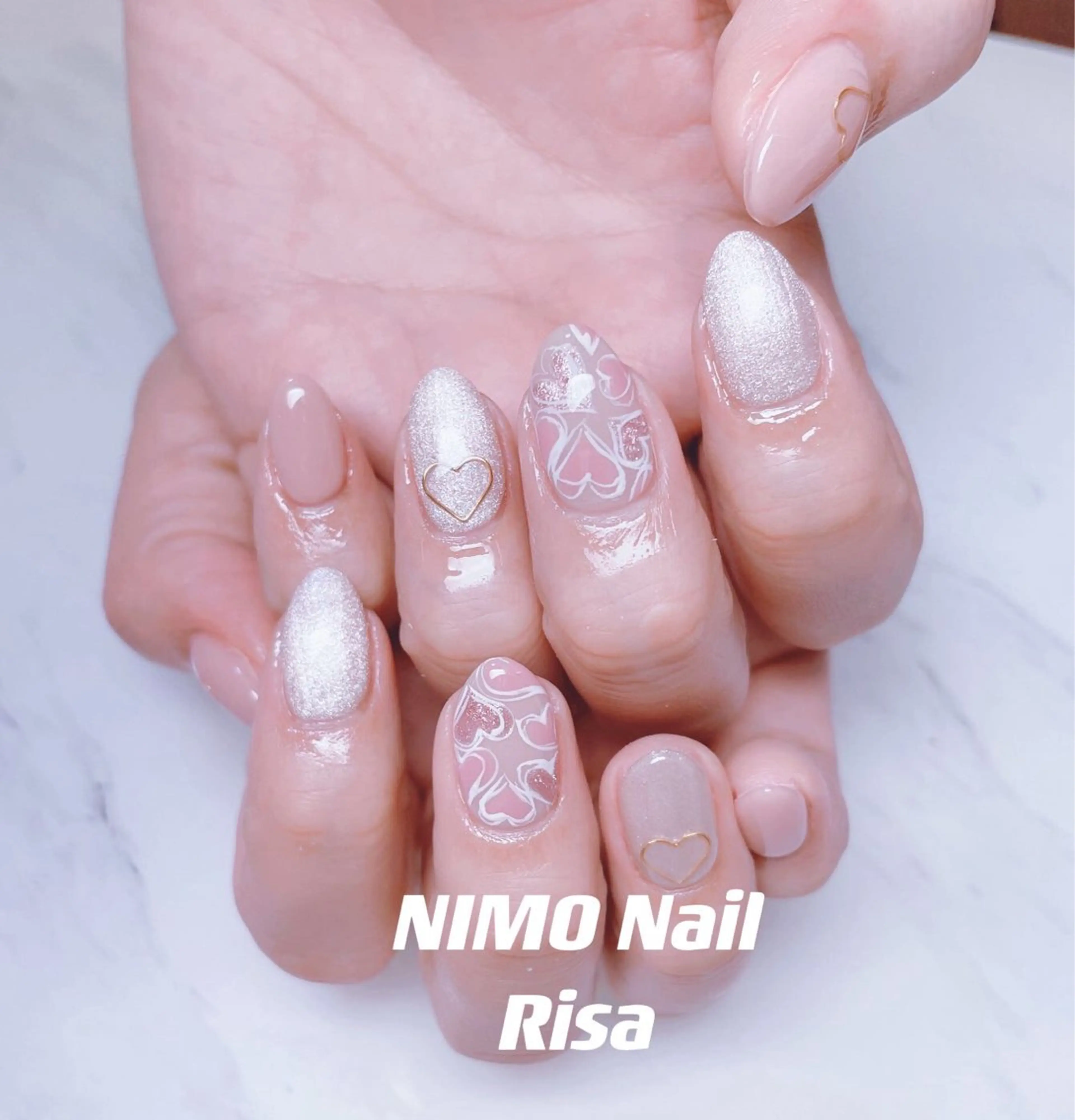 ネイル ハンドネイル RI SA☀️ リサのネイルデザイン