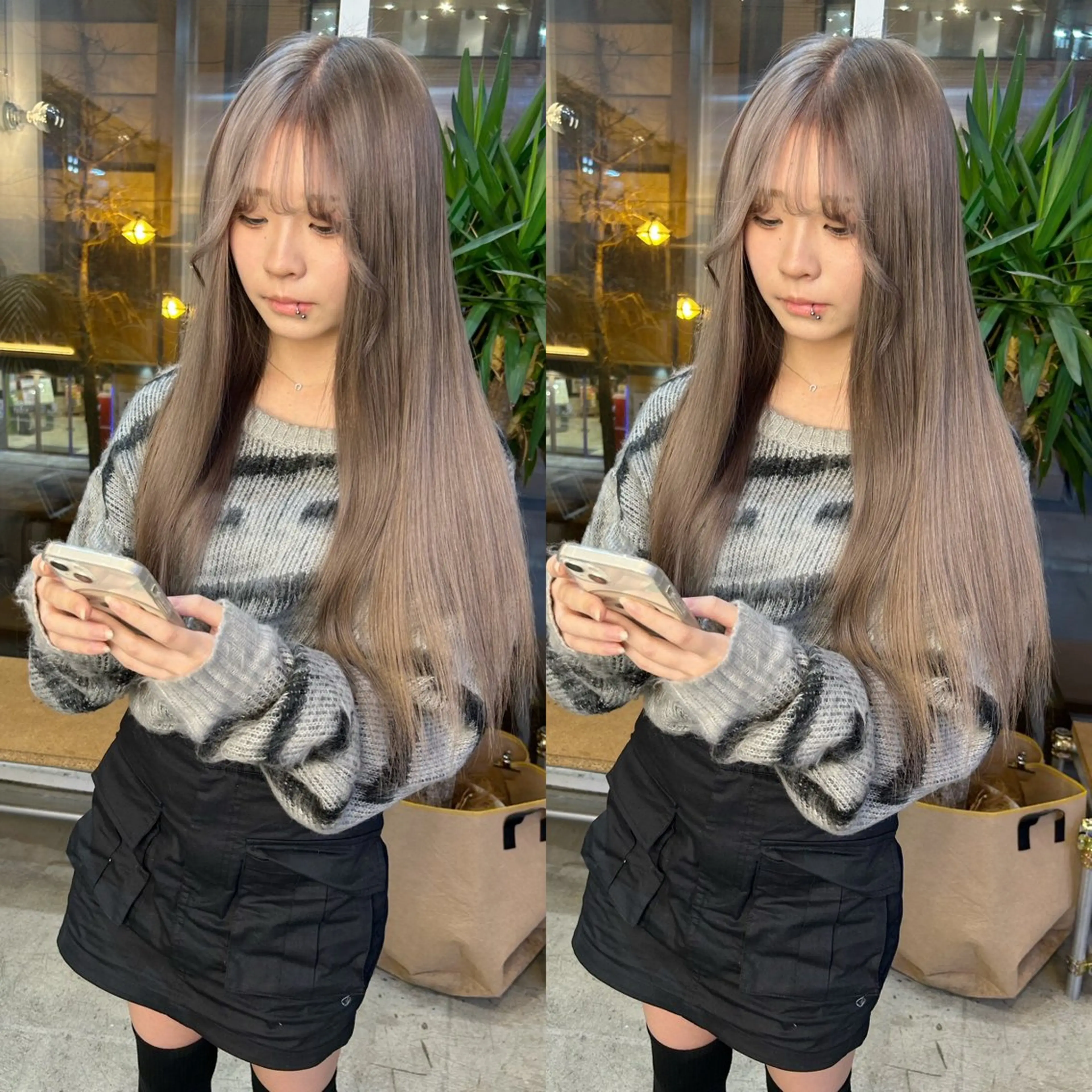 ロング カラー ヘアカラー トリートメント yori SAPPORO所属・yori 代表すがわらのヘアスタイル