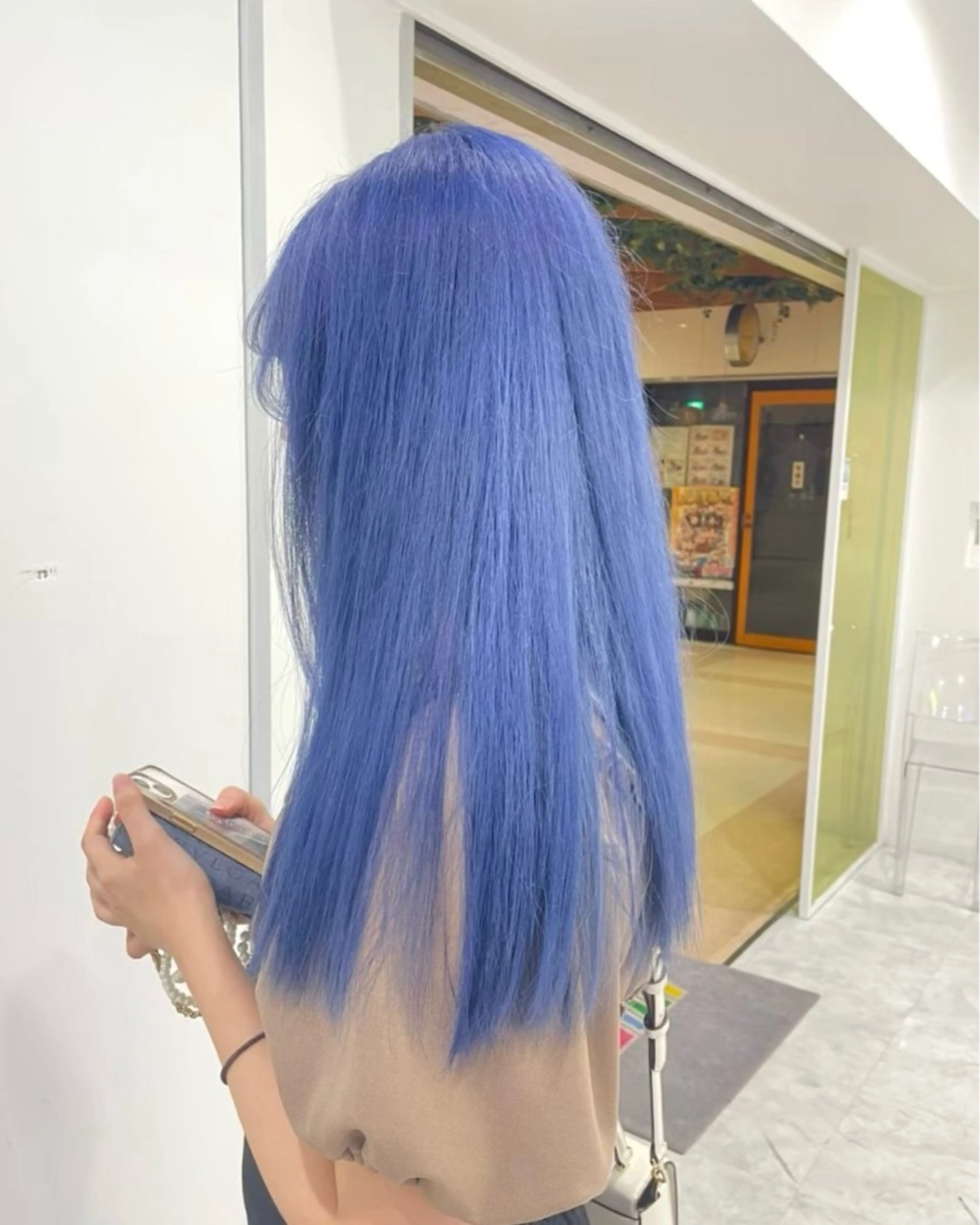 ロング カラー ヘアカラー トリートメント ヘッドスパ ヘアセット 上野/駅近　徒歩5分 /ハイトーン/えみるのヘアスタイル