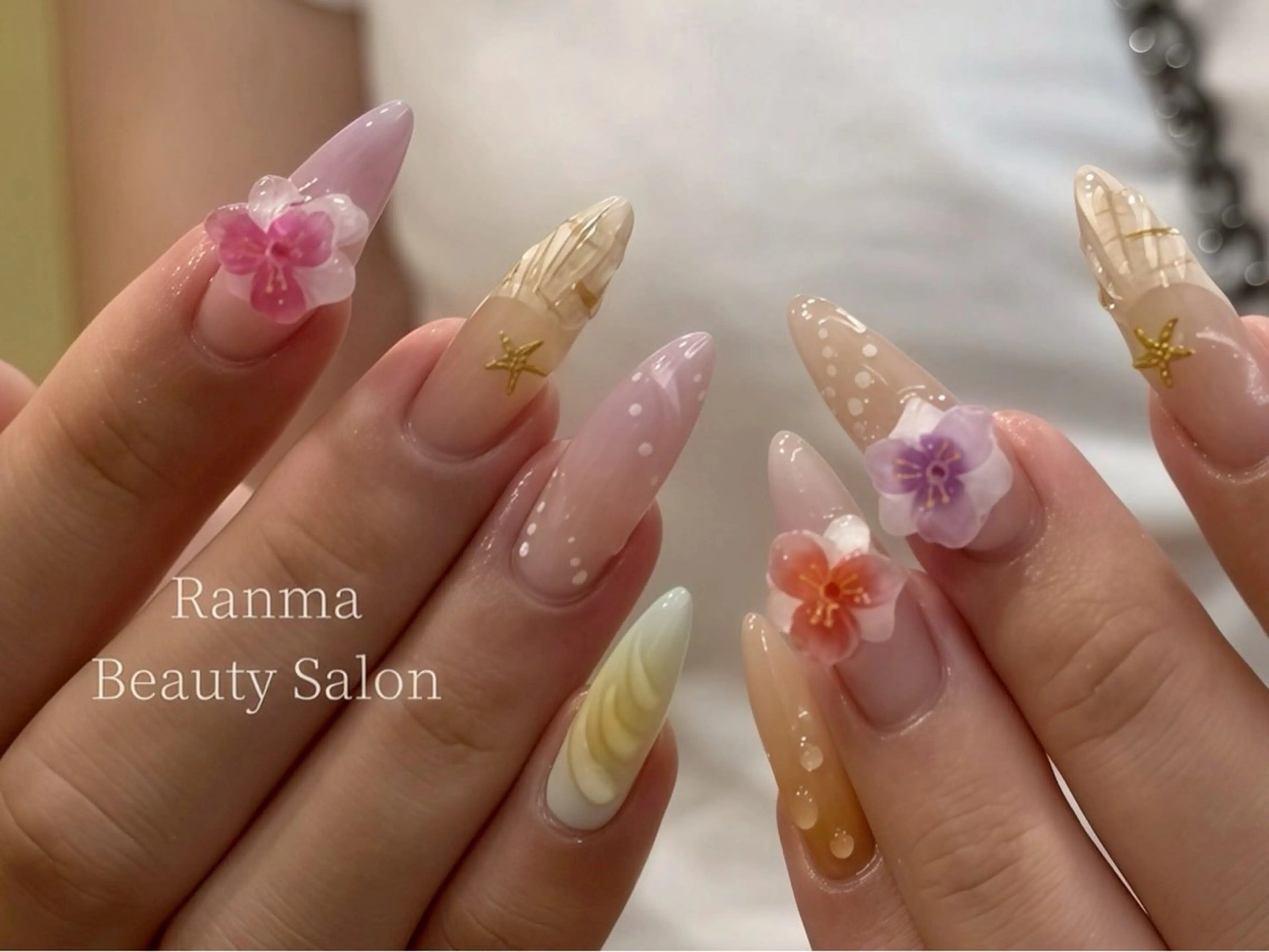 ロング Ranma Beautyのネイルデザイン