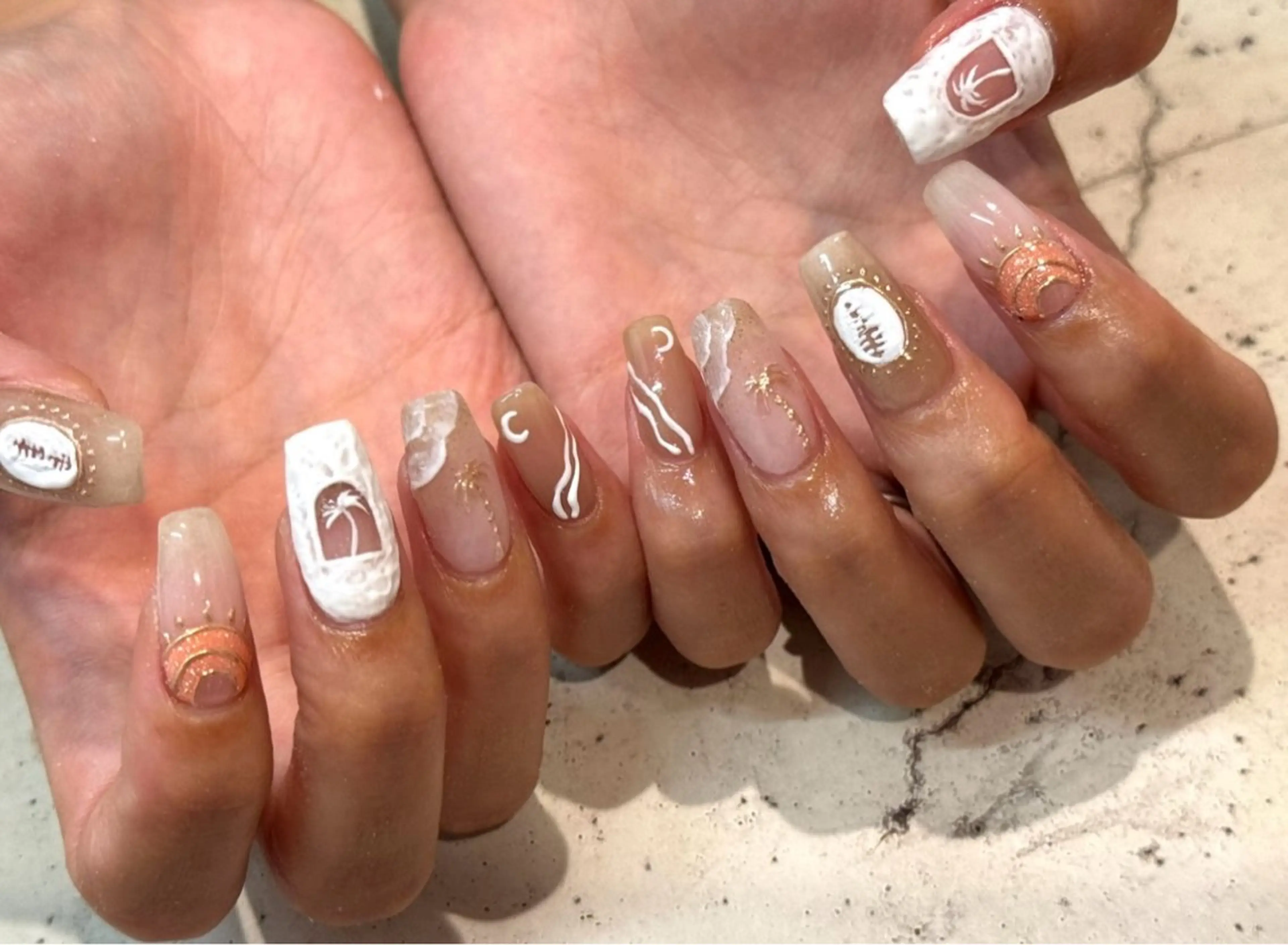 ネイル ハンドネイル nailsalon Lumiereのネイルデザイン