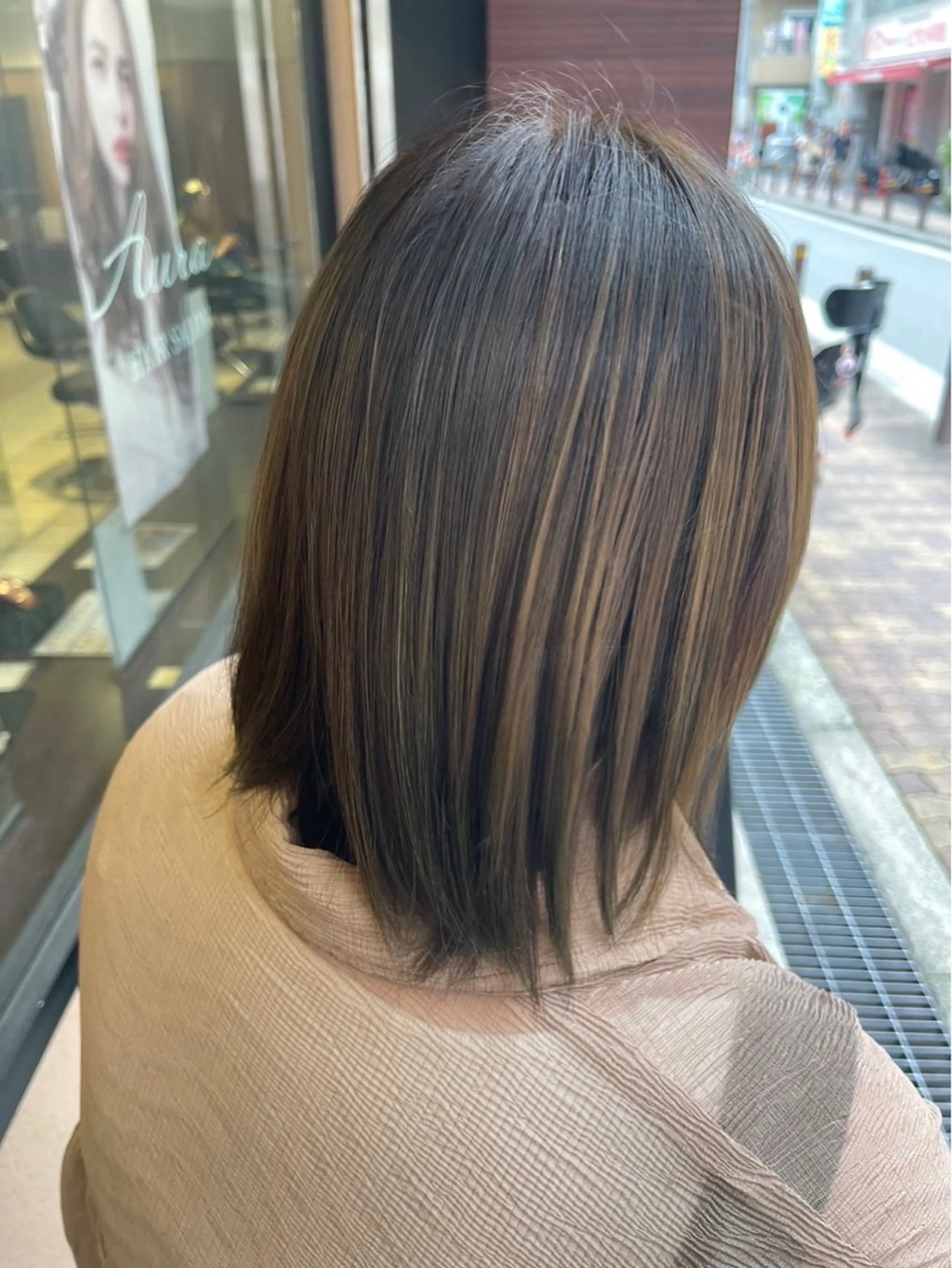 ミディアム 縮毛矯正 Lee尼崎所属・Lee尼崎／縮毛矯正 土肥凌輔のヘアスタイル