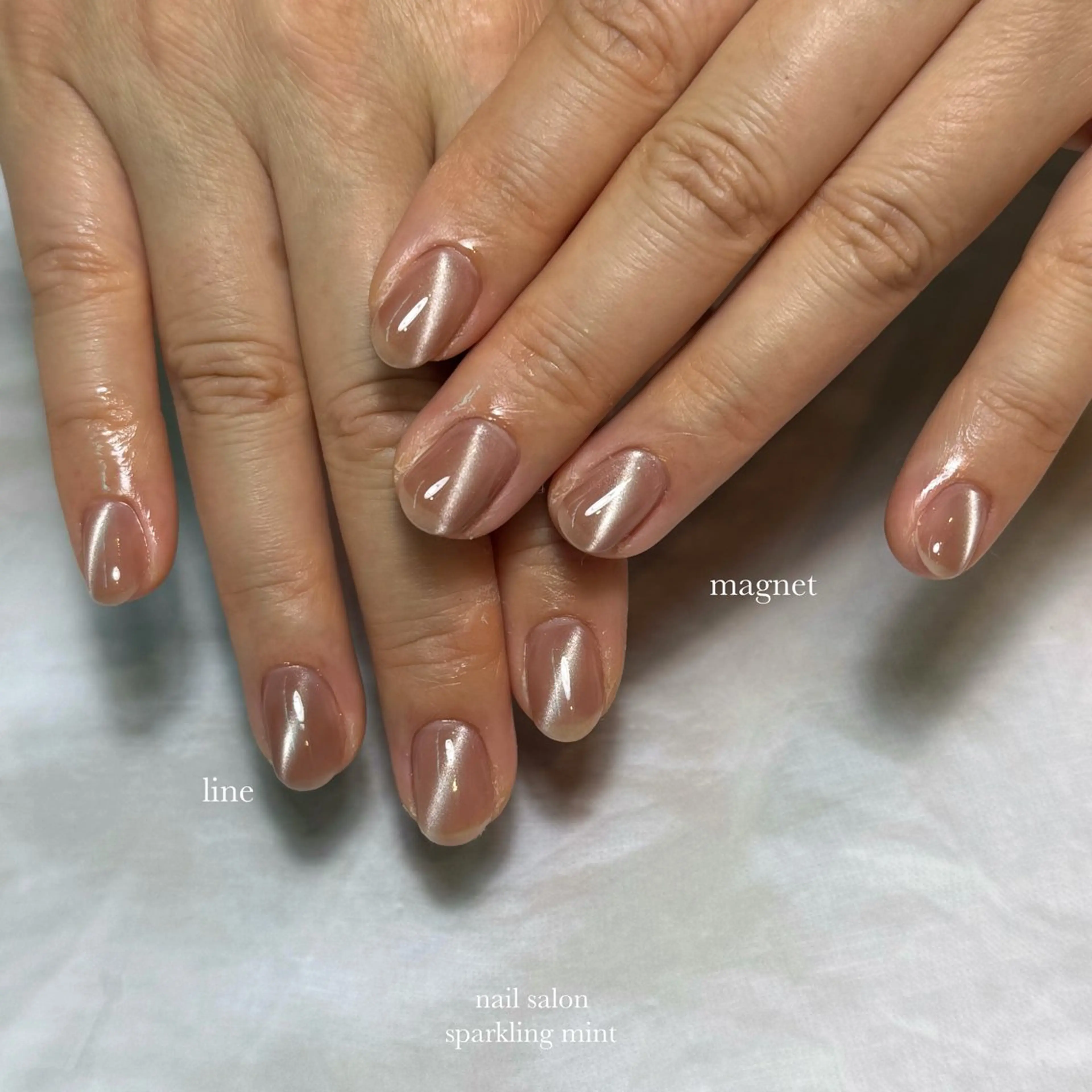 ネイル sparkling mint【スパークリングミント】所属・natsuki 🎀💎モデル様募集のネイルデザイン