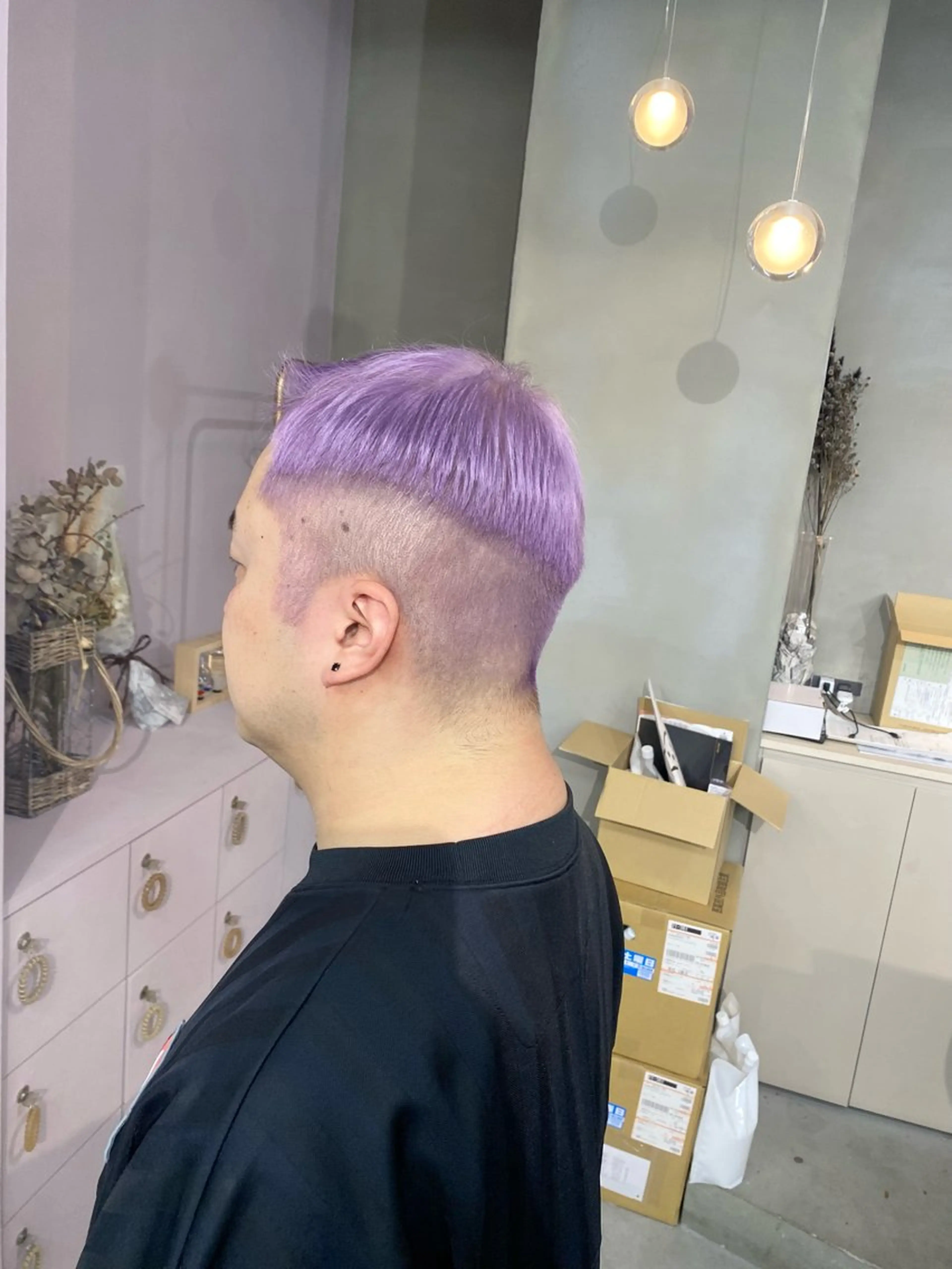 ショート カラー メンズ ヘアカラー qulim所属・前橋 姫奈のヘアスタイル