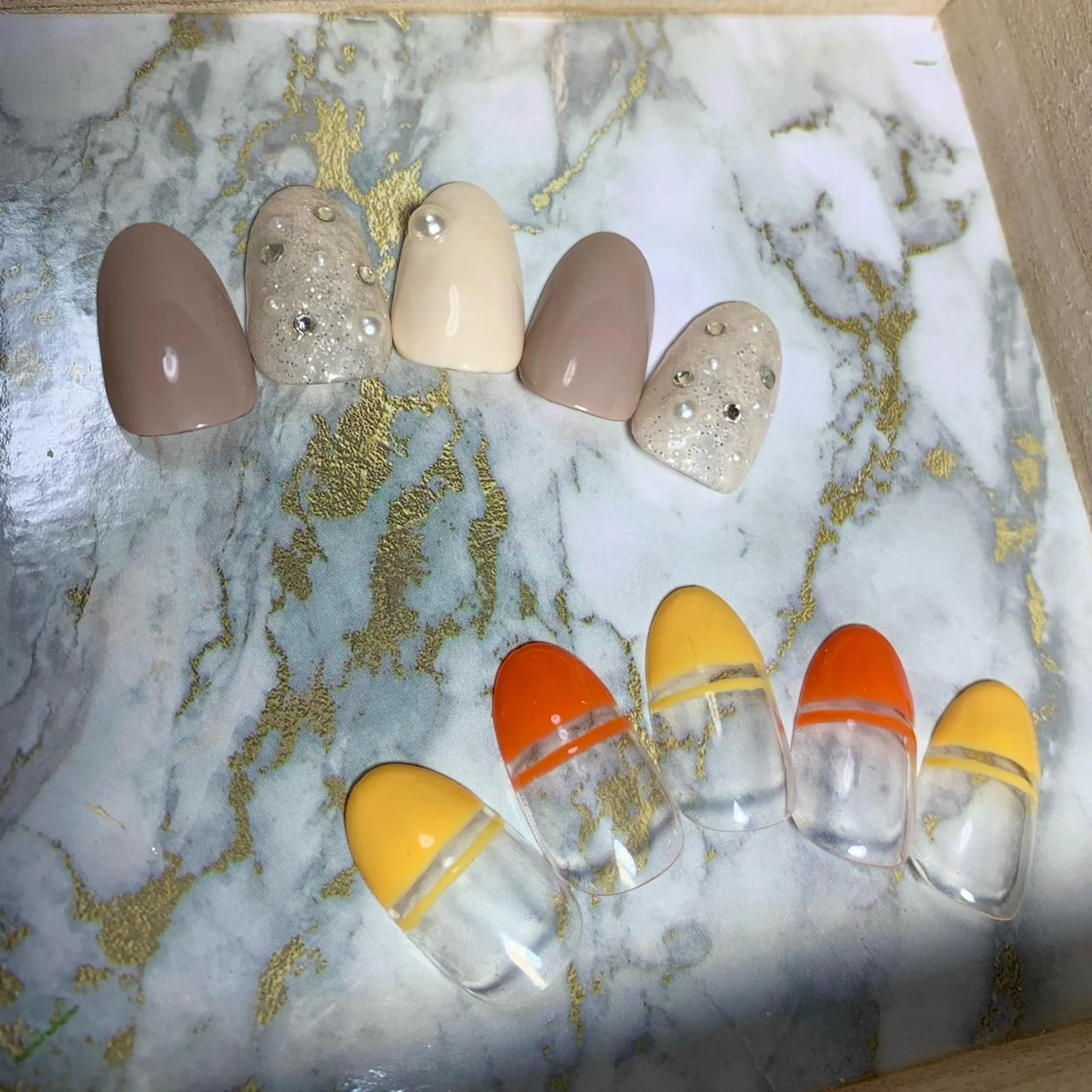 ネイル ハンドネイル Nailsalon BLOOM🌷 山崎のネイルデザイン